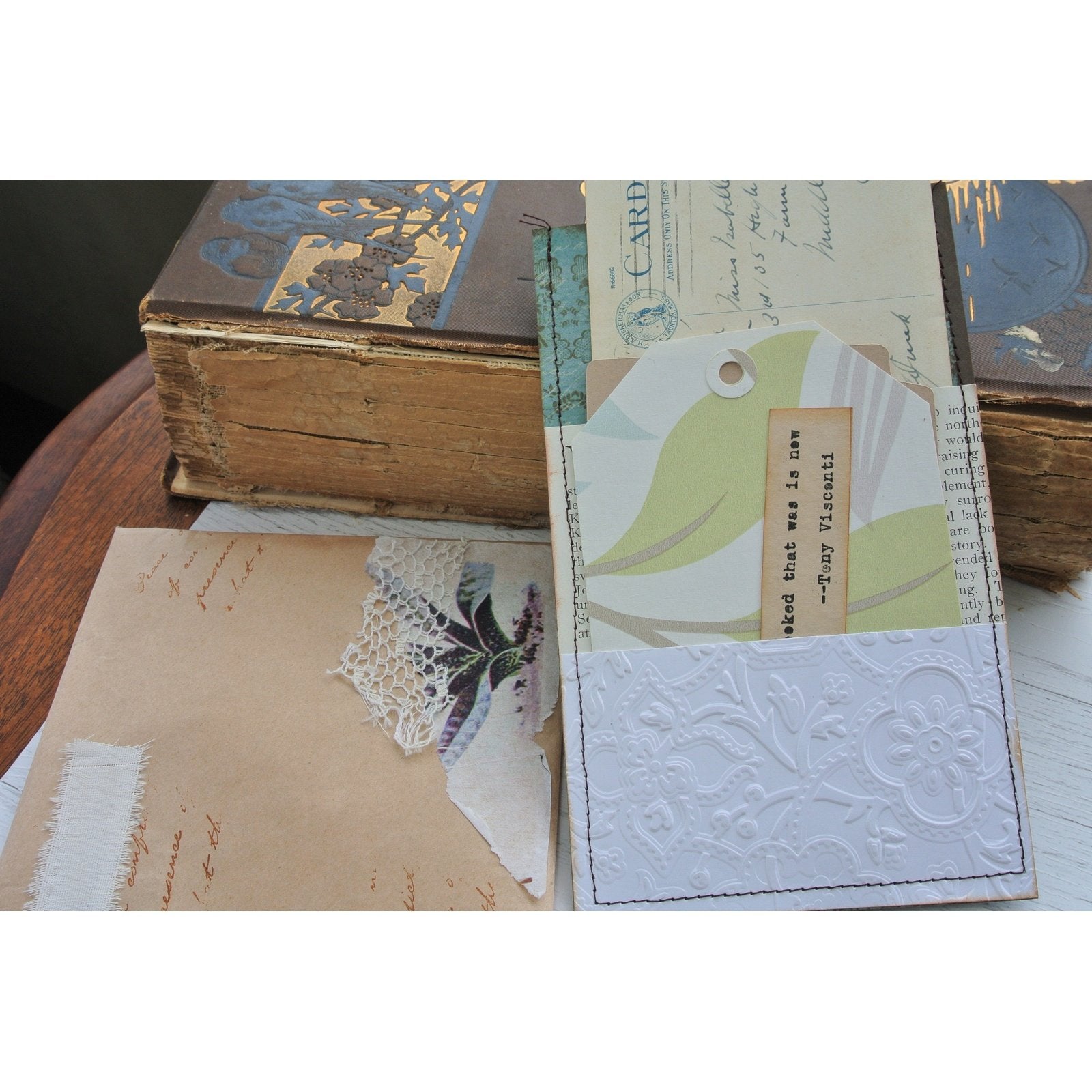 Enveloped Stuffed with Ephemera for Junk Journals - makes a great Happy Mail gift!