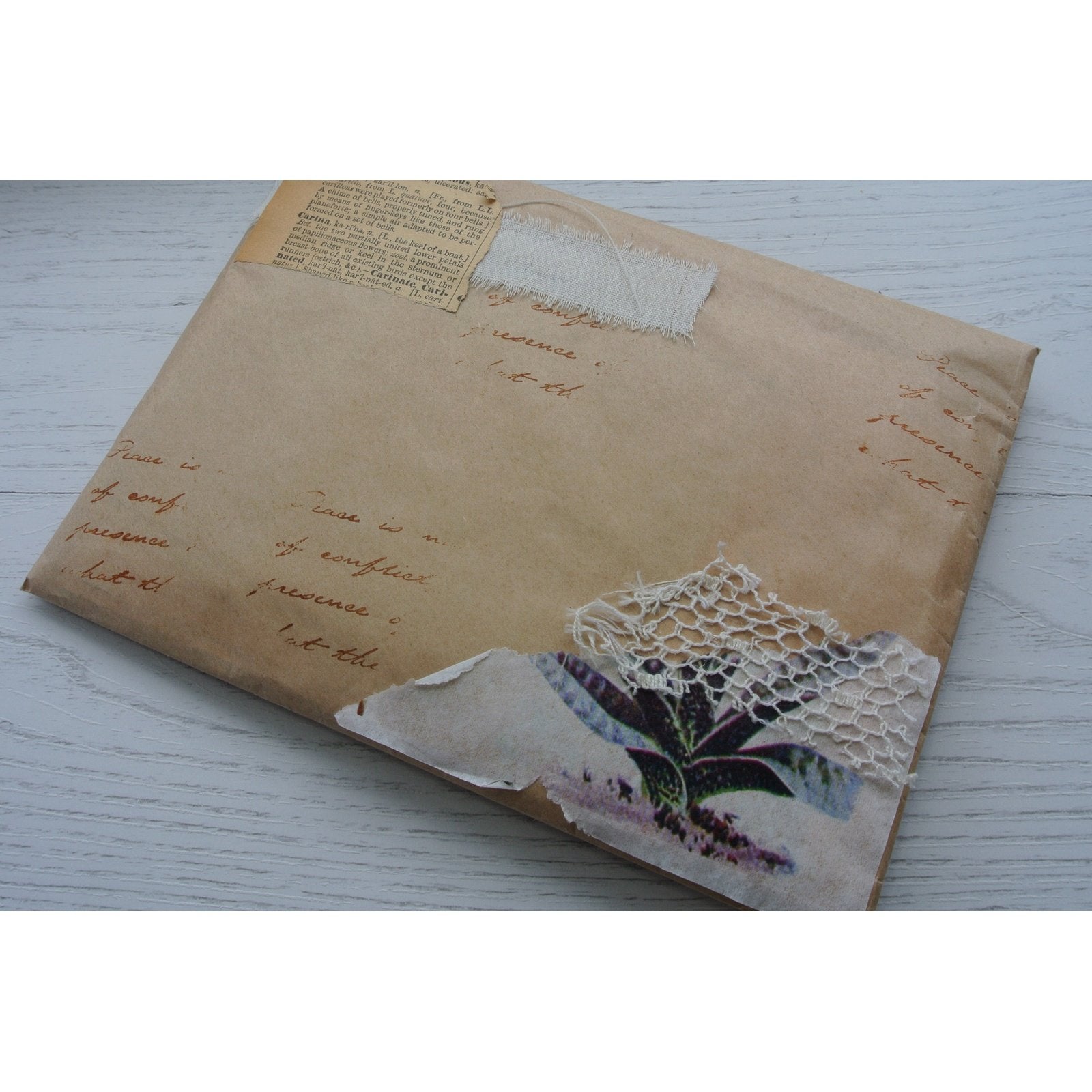 Enveloped Stuffed with Ephemera for Junk Journals - makes a great Happy Mail gift!