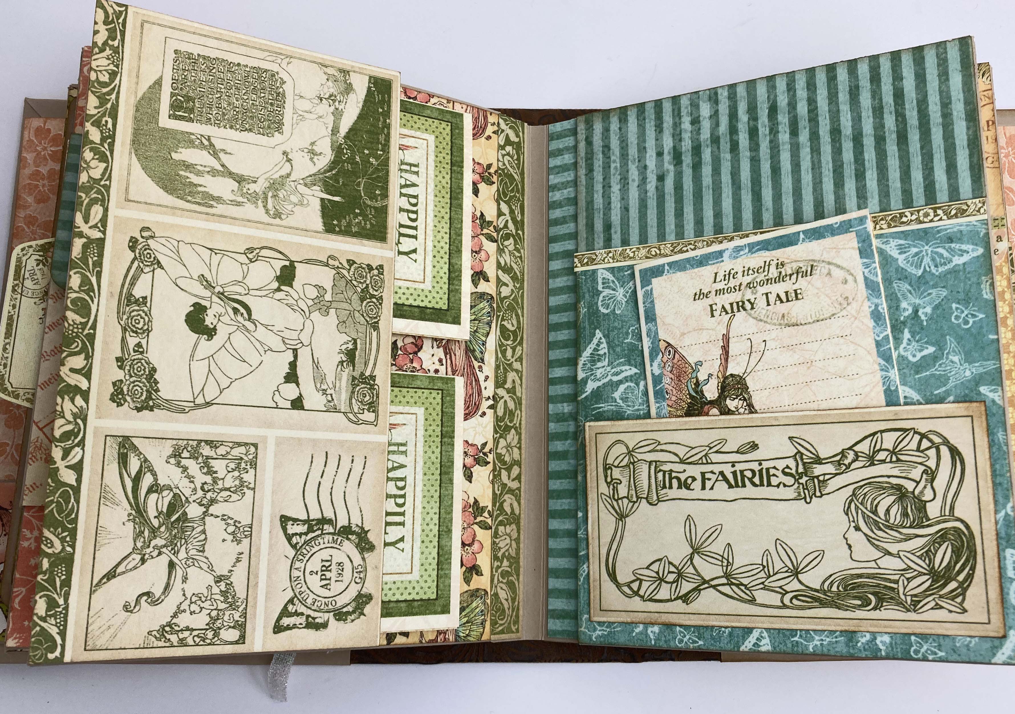 Fairy Tale Mini Photo Album, Springtime, Fairycore, to document your garden, spring celebrations, and springtime memories