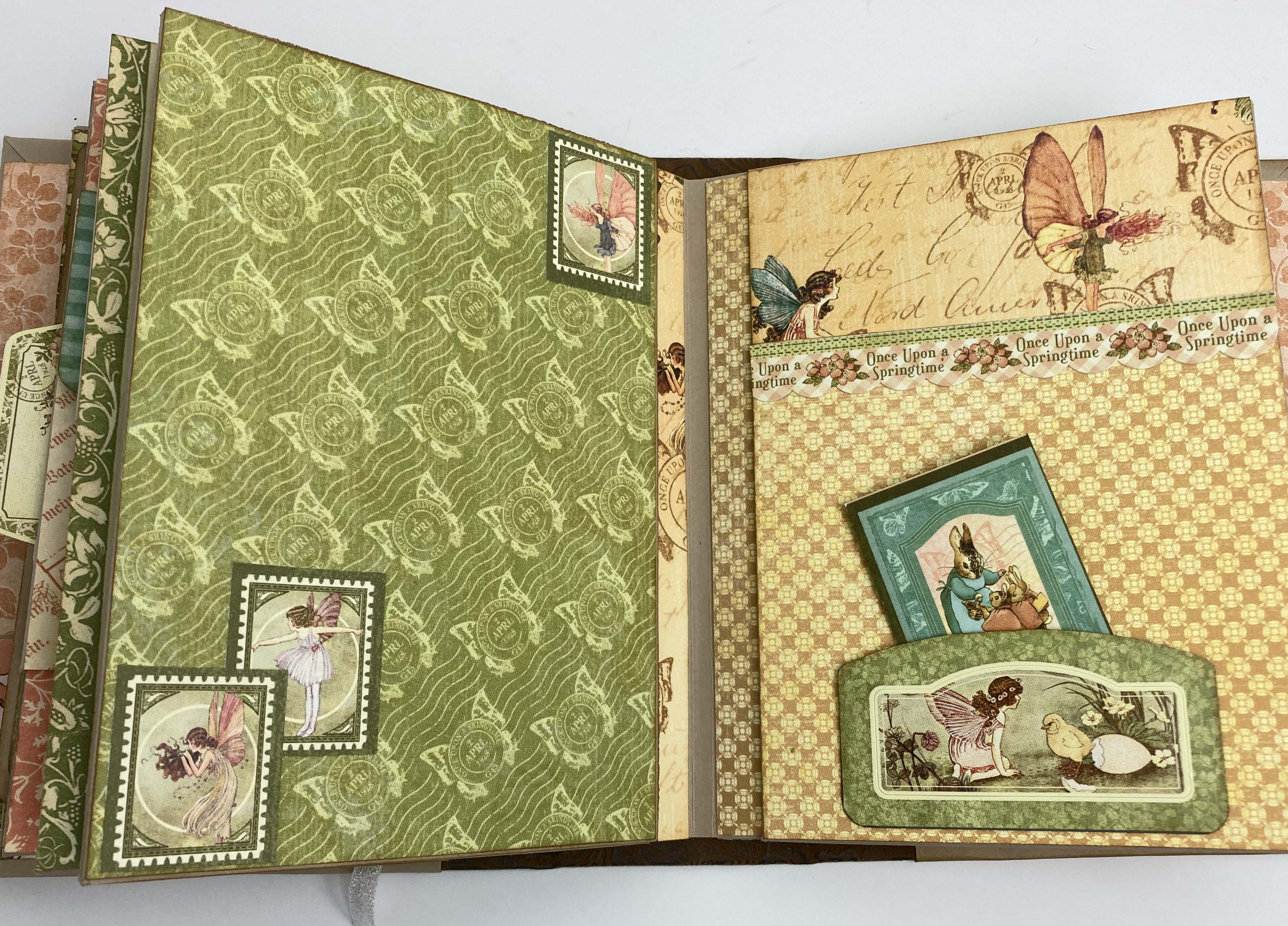 Fairy Tale Mini Photo Album, Springtime, Fairycore, to document your garden, spring celebrations, and springtime memories