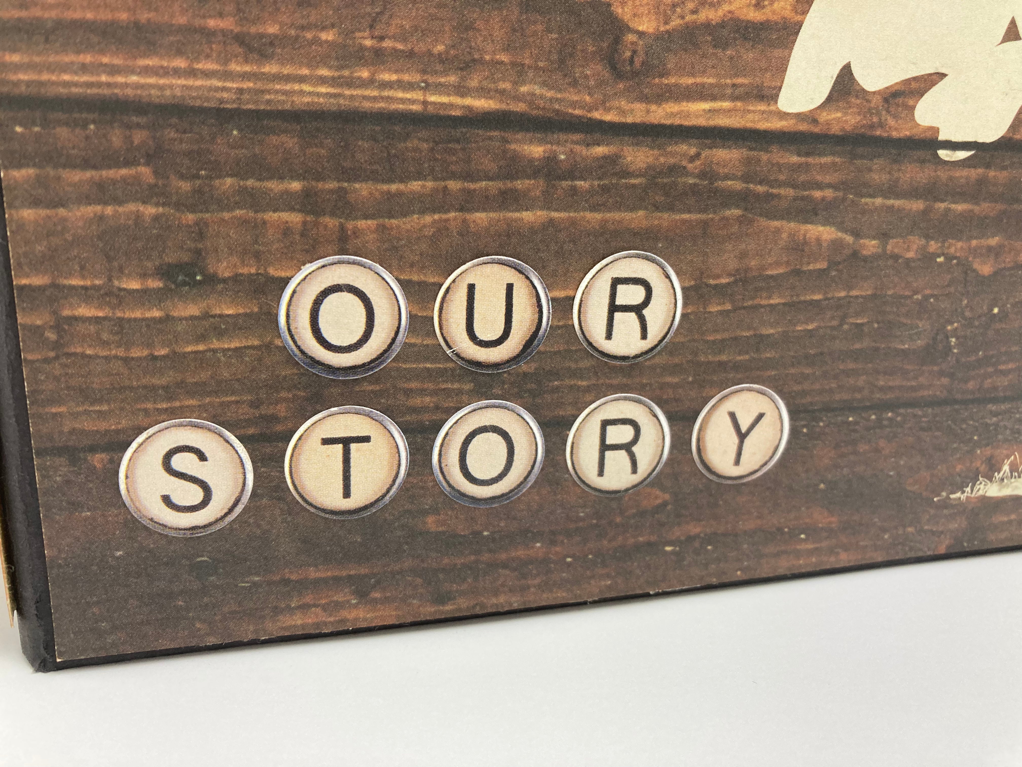 Family Tree Photo Mini Album - Customizable Heritage Scrapbook with Your Name on the Cover