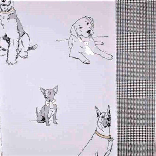 French Toile Whimsy Unpasted Wallpaper Sample Sheets for Crafts, Junk Journals, Mixed Media and Collage Art Projects