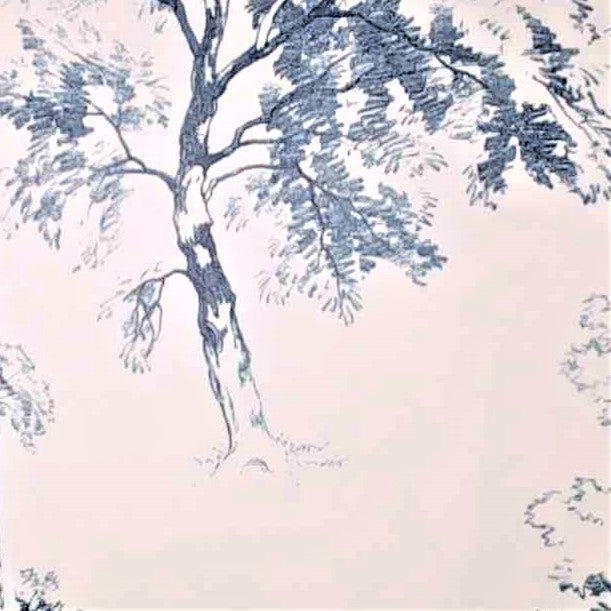 French Toile Whimsy Unpasted Wallpaper Sample Sheets for Crafts, Junk Journals, Mixed Media and Collage Art Projects