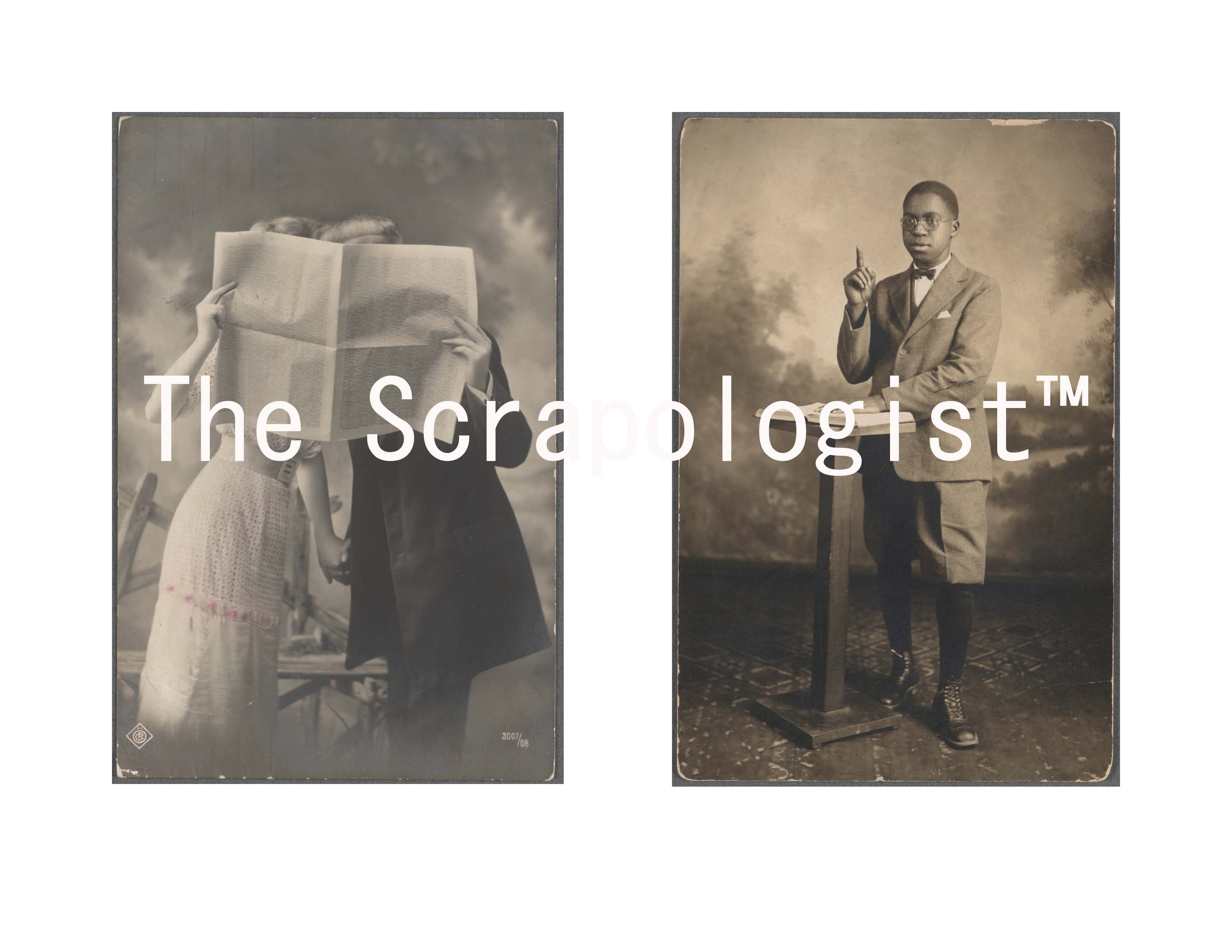 Antique Book Enthusiasts Digital Printable Ephemera Kit - Collage Papers, Journal Cards, JPG