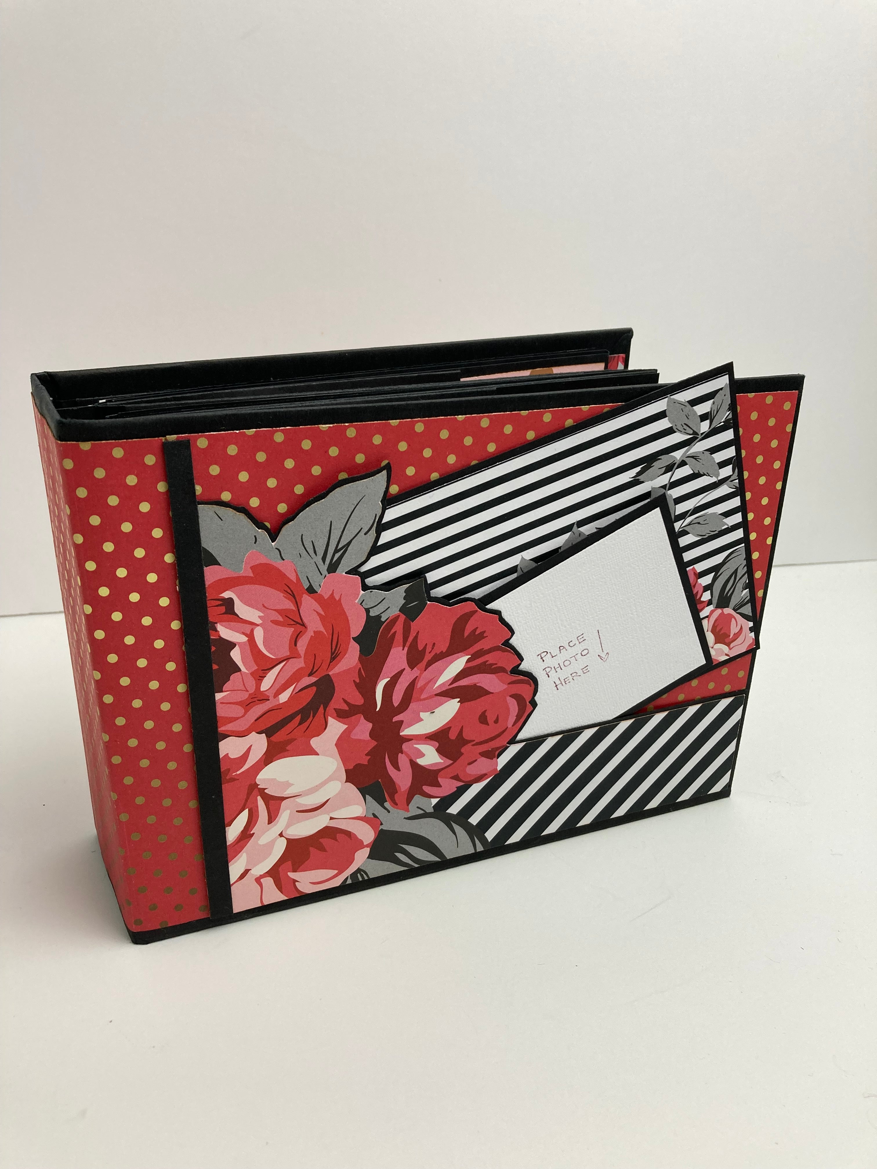 Handmade Special Occasion Memory Book, Personalized Mini Album, Custom Scrapbook - holds 70+ photos!
