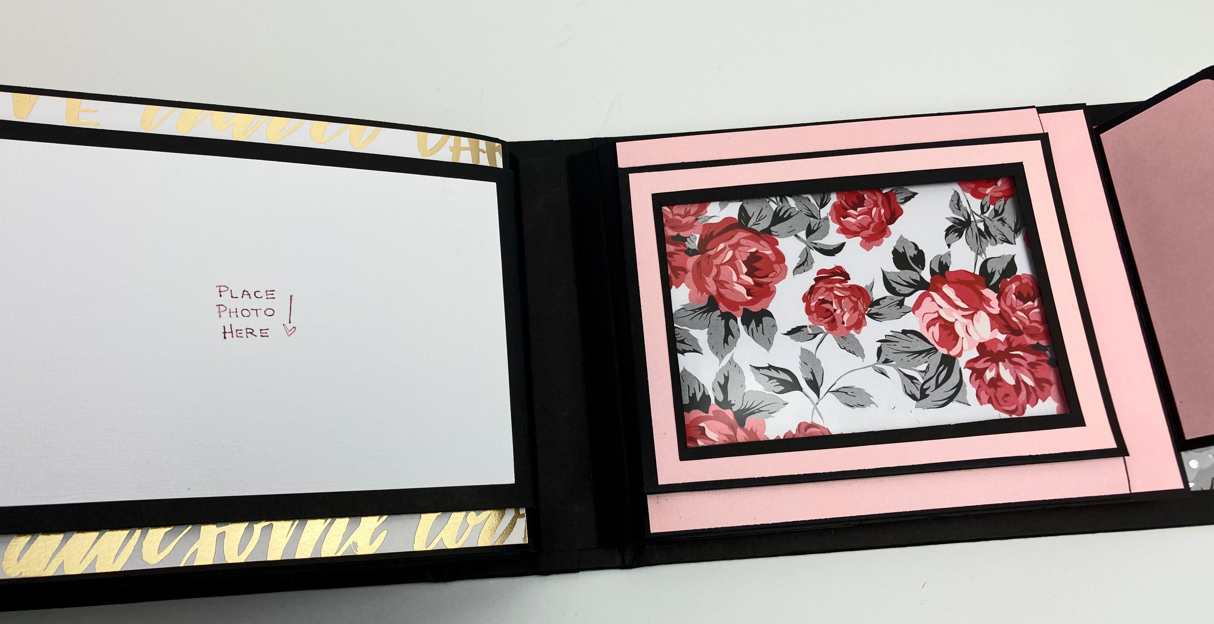 Handmade Special Occasion Memory Book, Personalized Mini Album, Custom Scrapbook - holds 70+ photos!