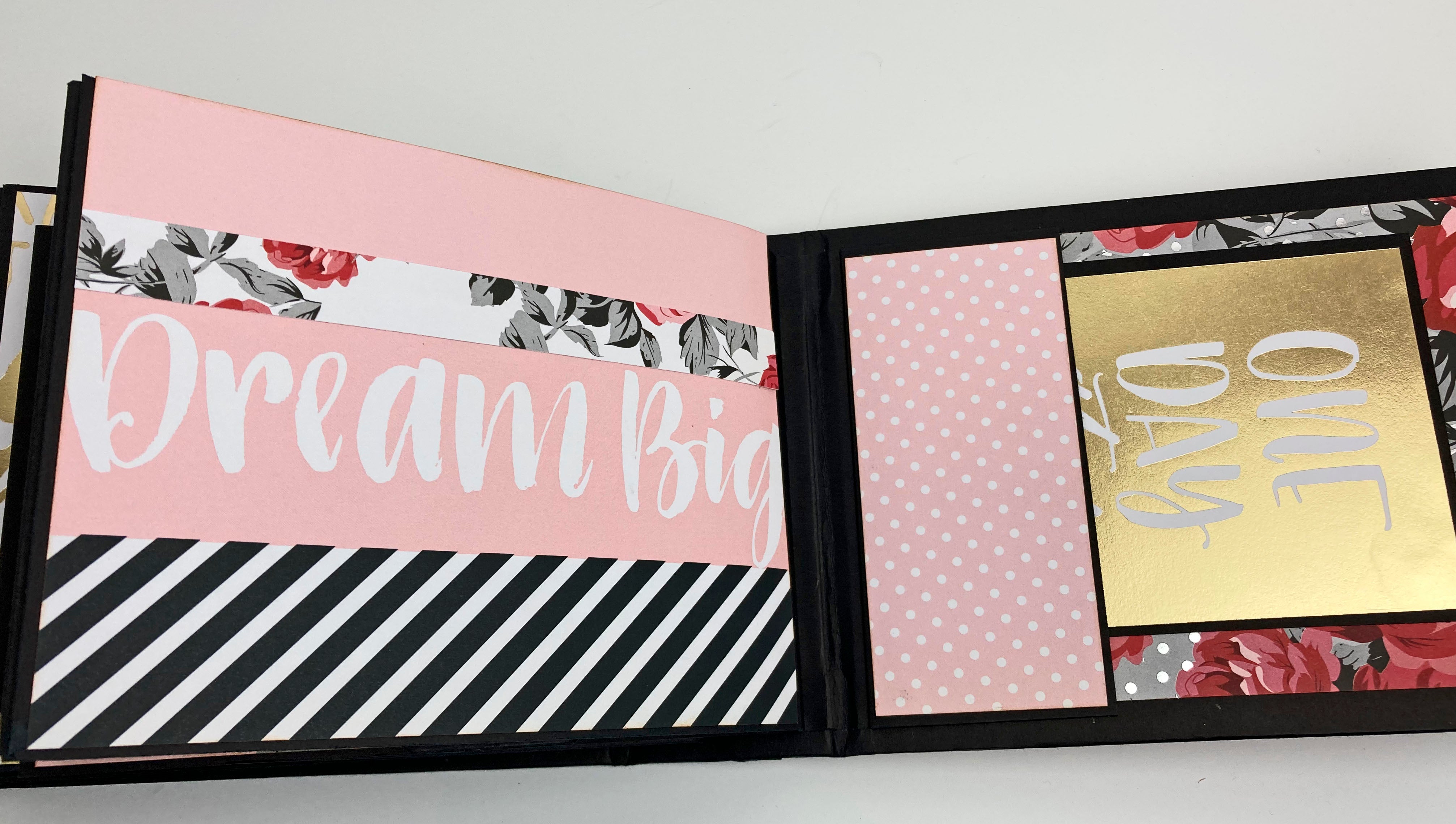 Handmade Special Occasion Memory Book, Personalized Mini Album, Custom Scrapbook - holds 70+ photos!