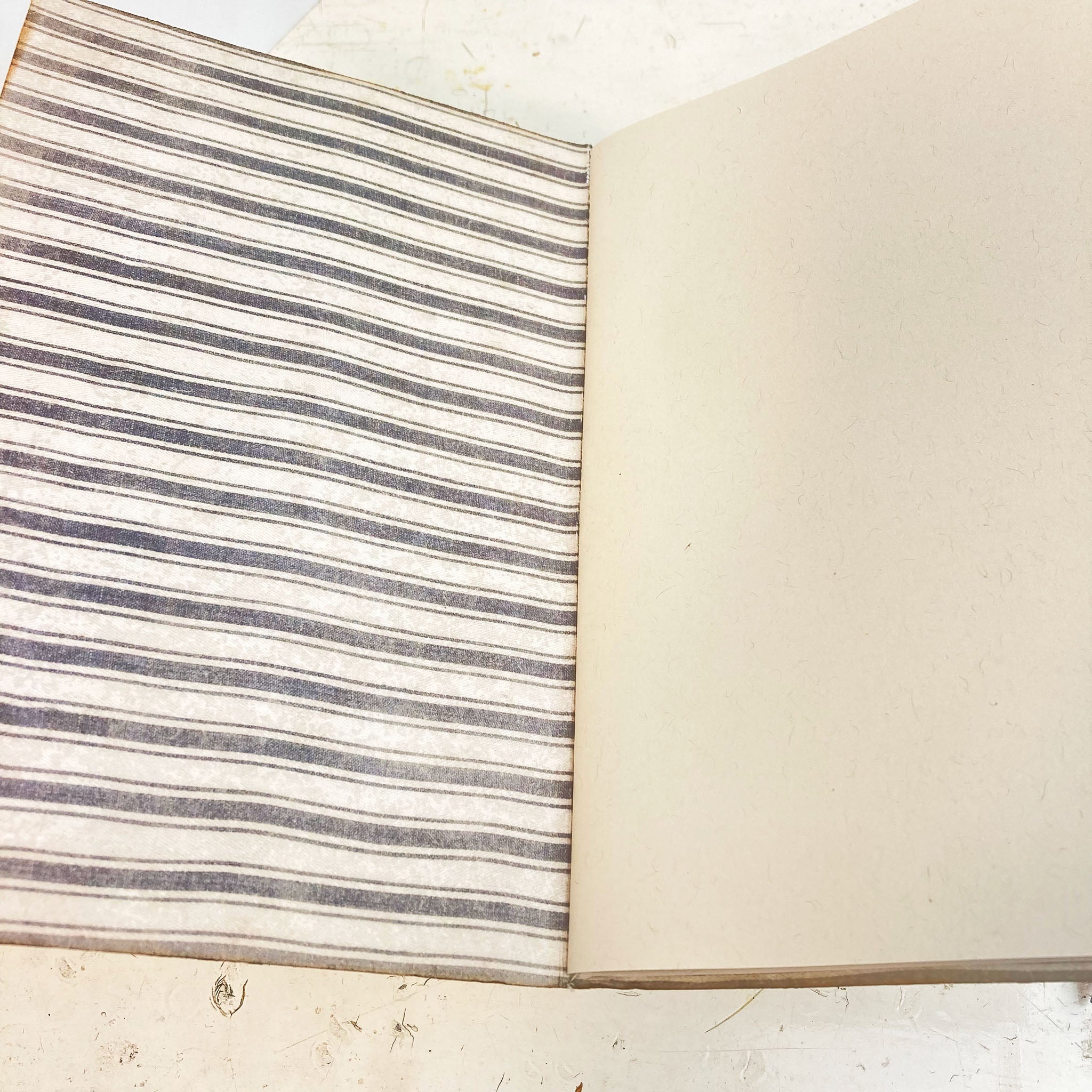 Soft Cover Writing Journal, Blank Newsprint Pages, Wallpaper Cover, Fits in your Purse