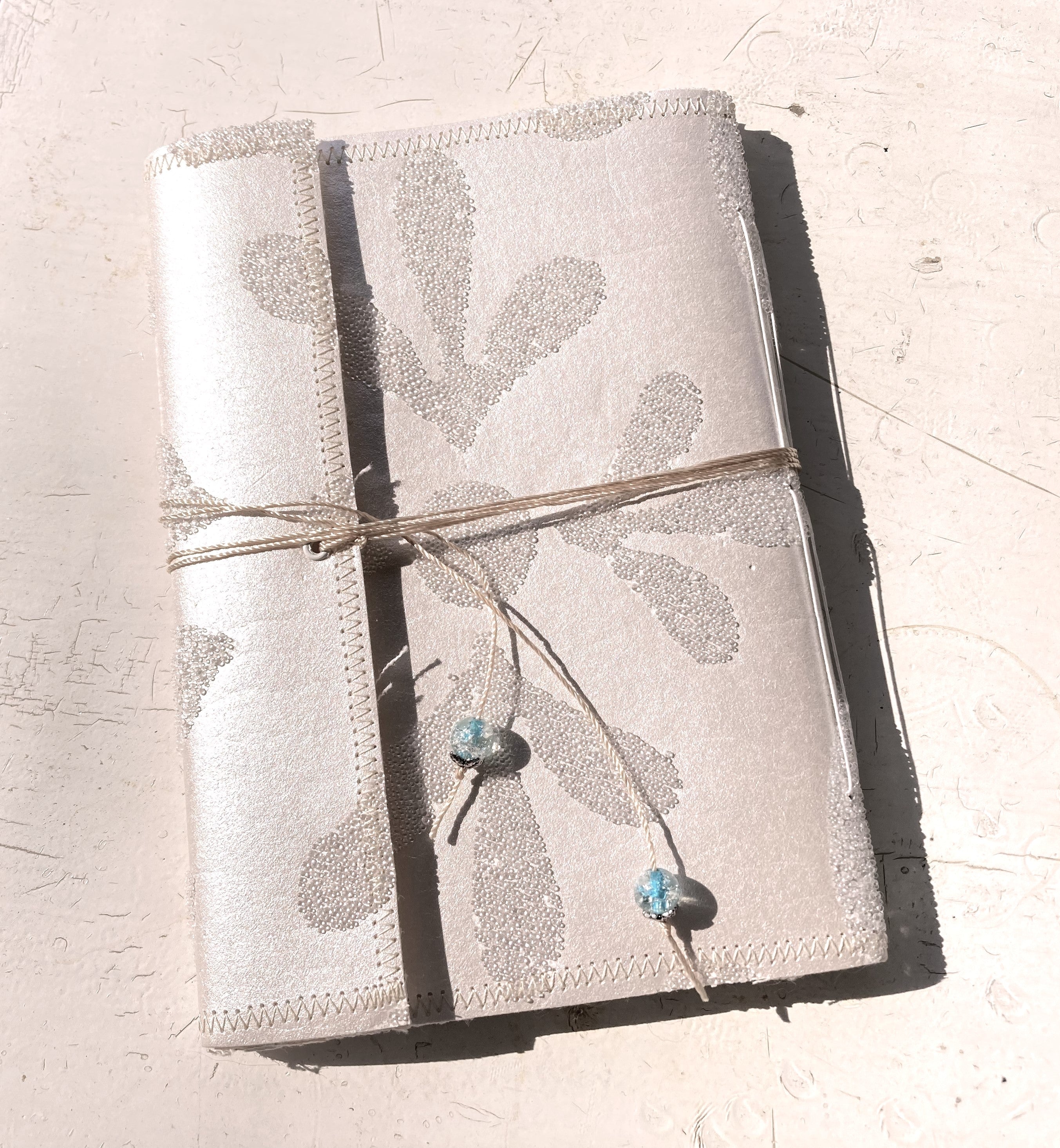 Soft Cover Handmade Art Journal, Wallet Style, Fits in your Purse