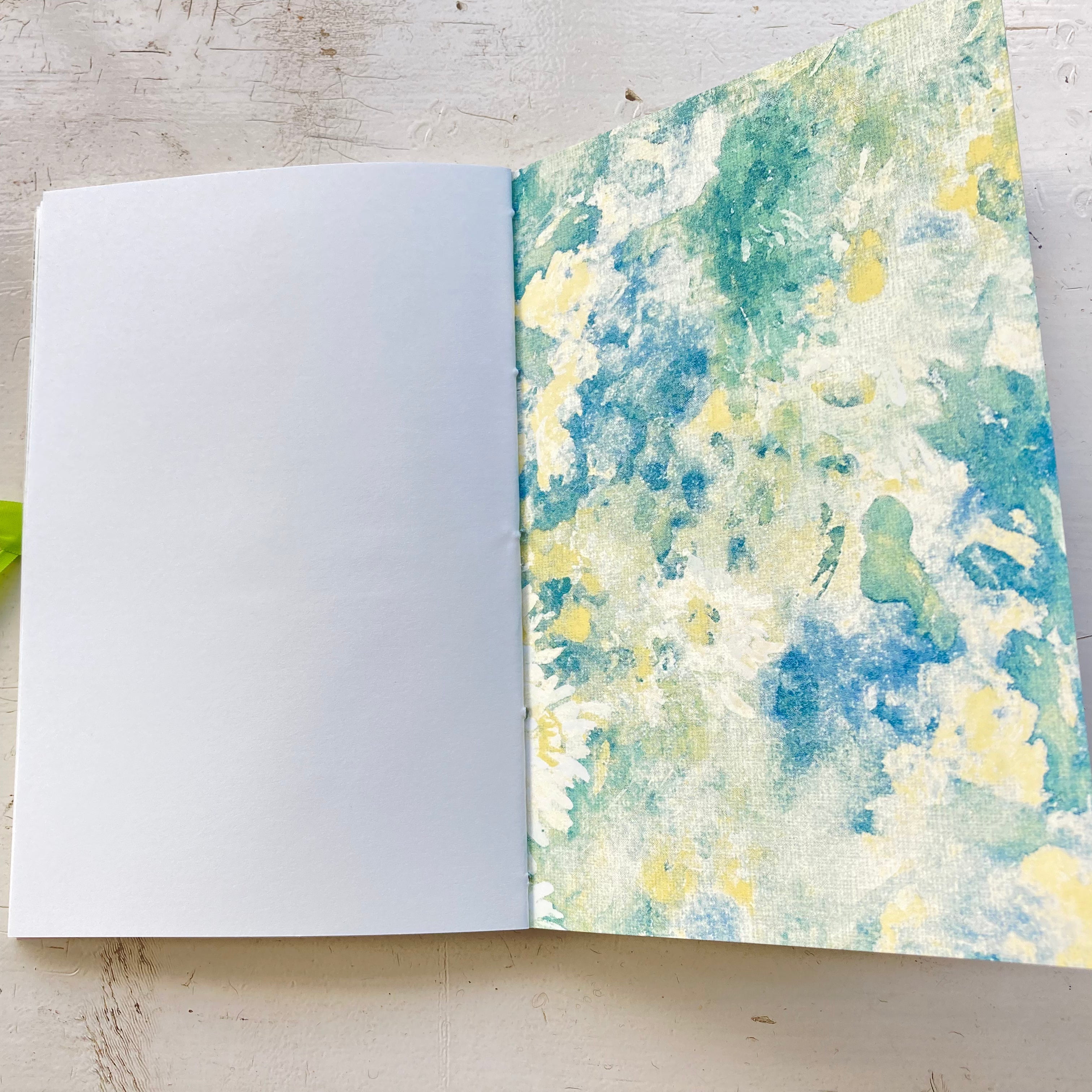 Lay Flat Journal for Writing and Drawing - Botanical Theme