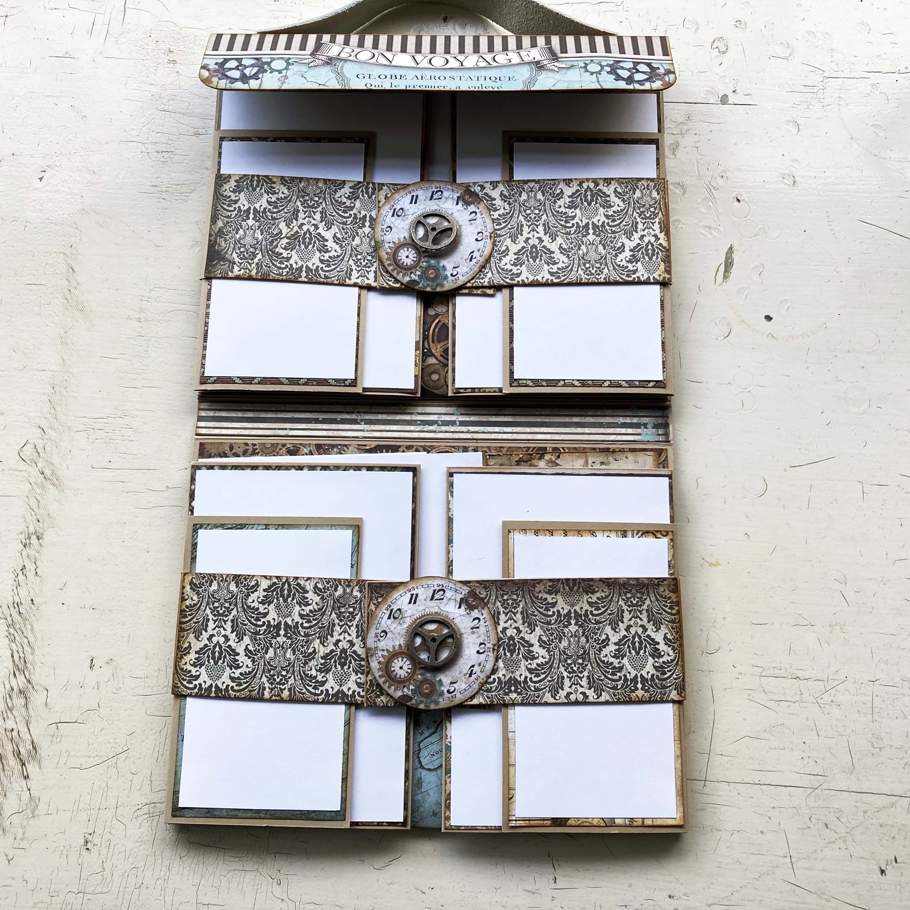 Bon Voyage Gift - Handmade Photo Album – Travel Scrapbook for Vacation Photos & Keepsakes
