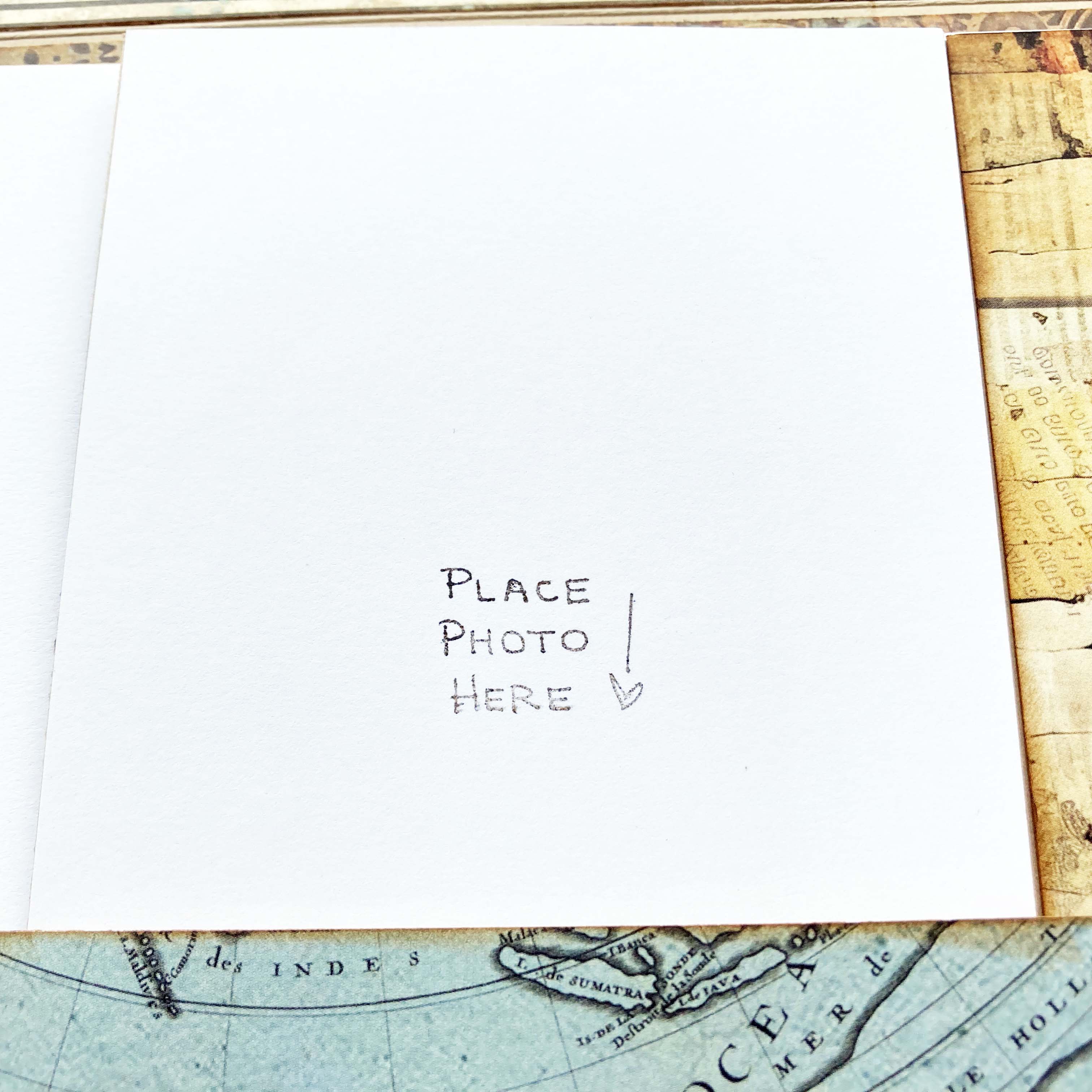 Bon Voyage Gift - Handmade Photo Album – Travel Scrapbook for Vacation Photos & Keepsakes