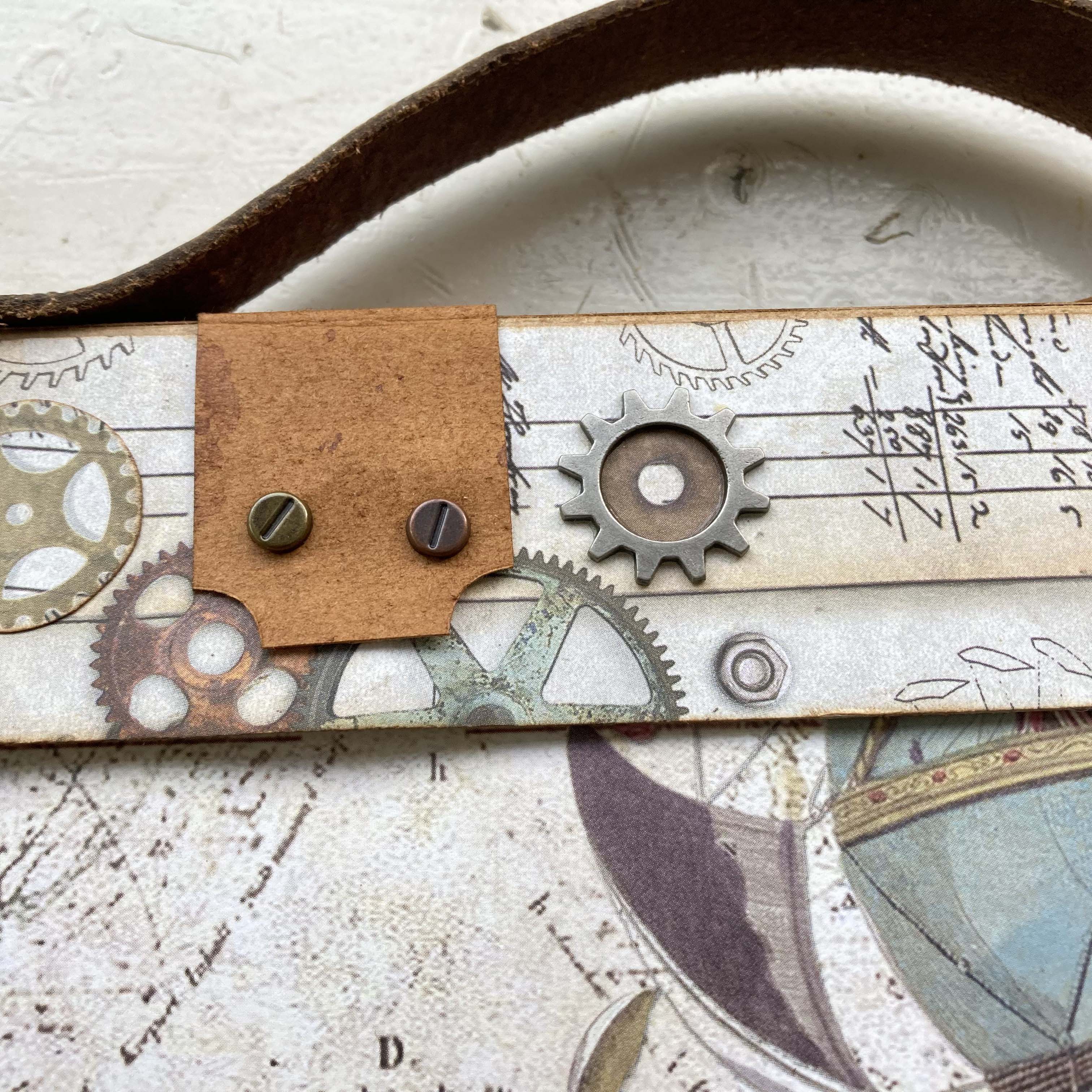 Steampunk Travel Theme Mini Album for Vacation Photos