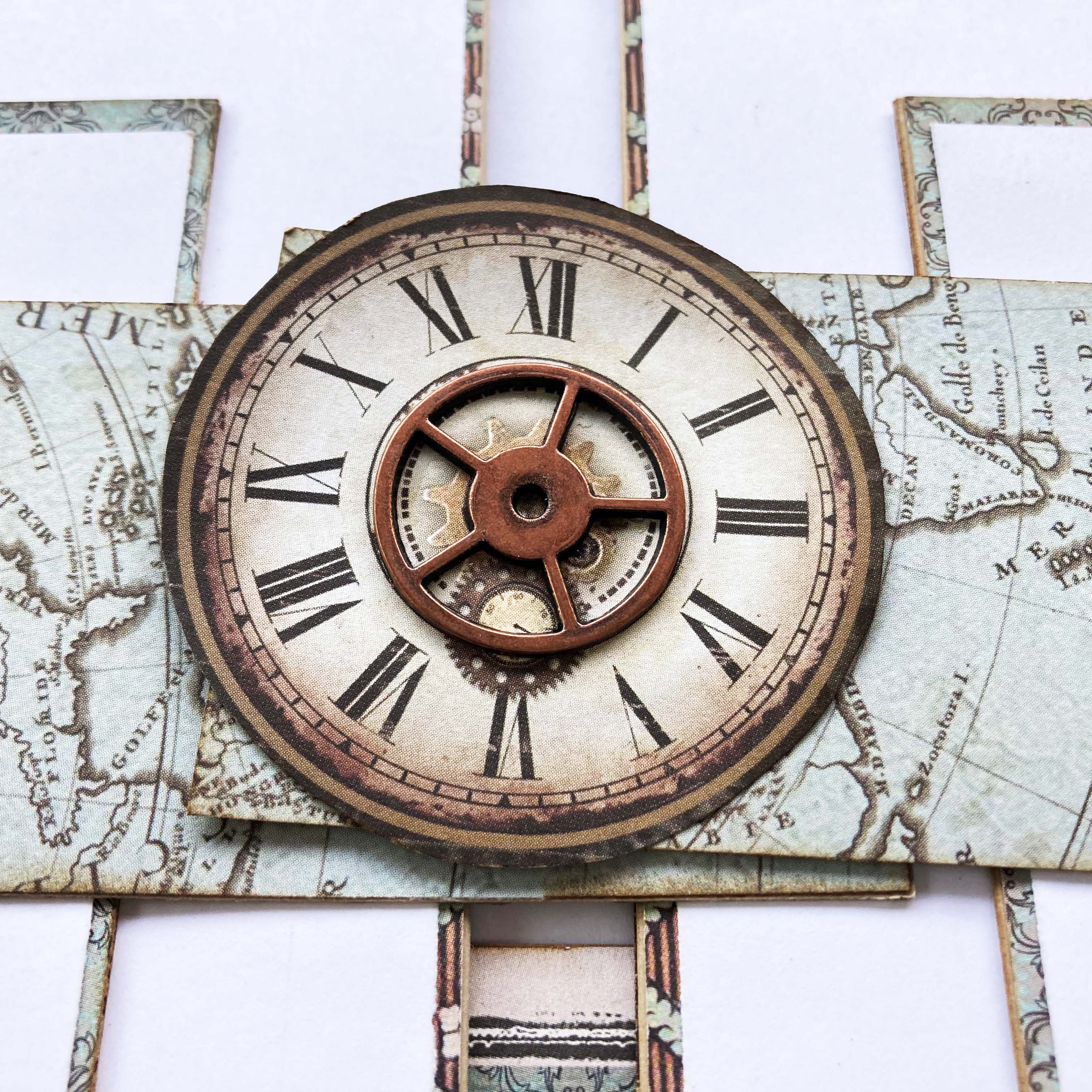 Steampunk Travel Theme Mini Album for Vacation Photos