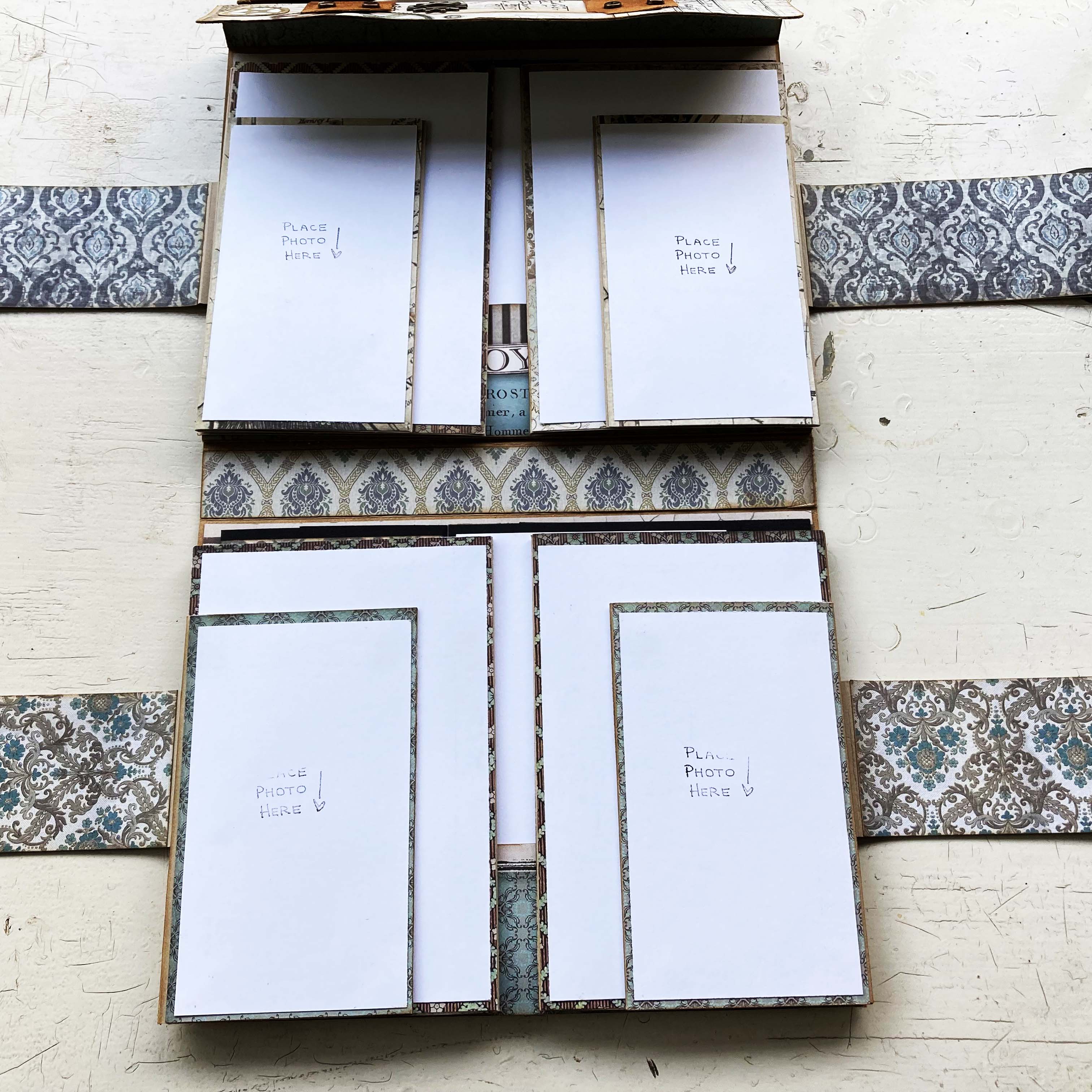 Steampunk Travel Theme Mini Album for Vacation Photos