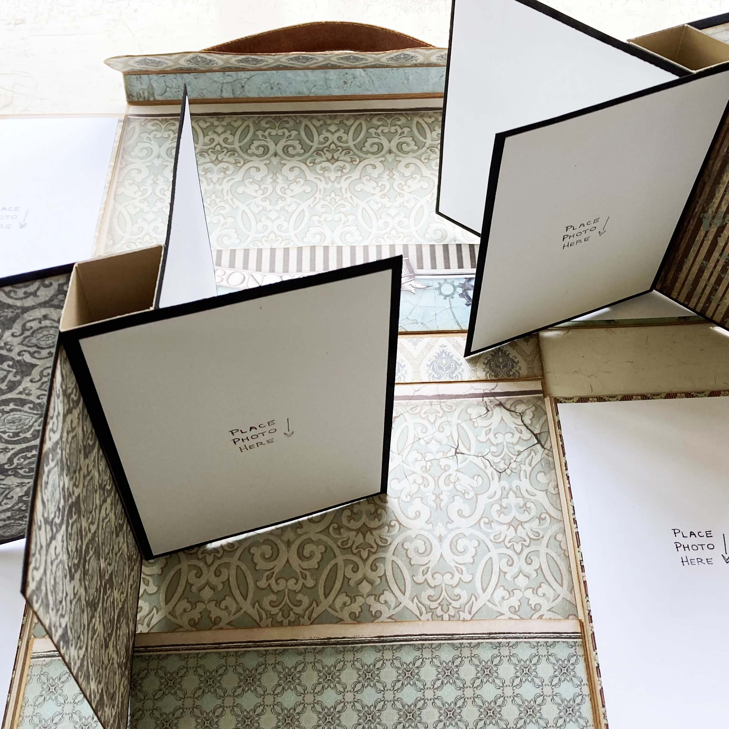 Steampunk Travel Theme Mini Album for Vacation Photos