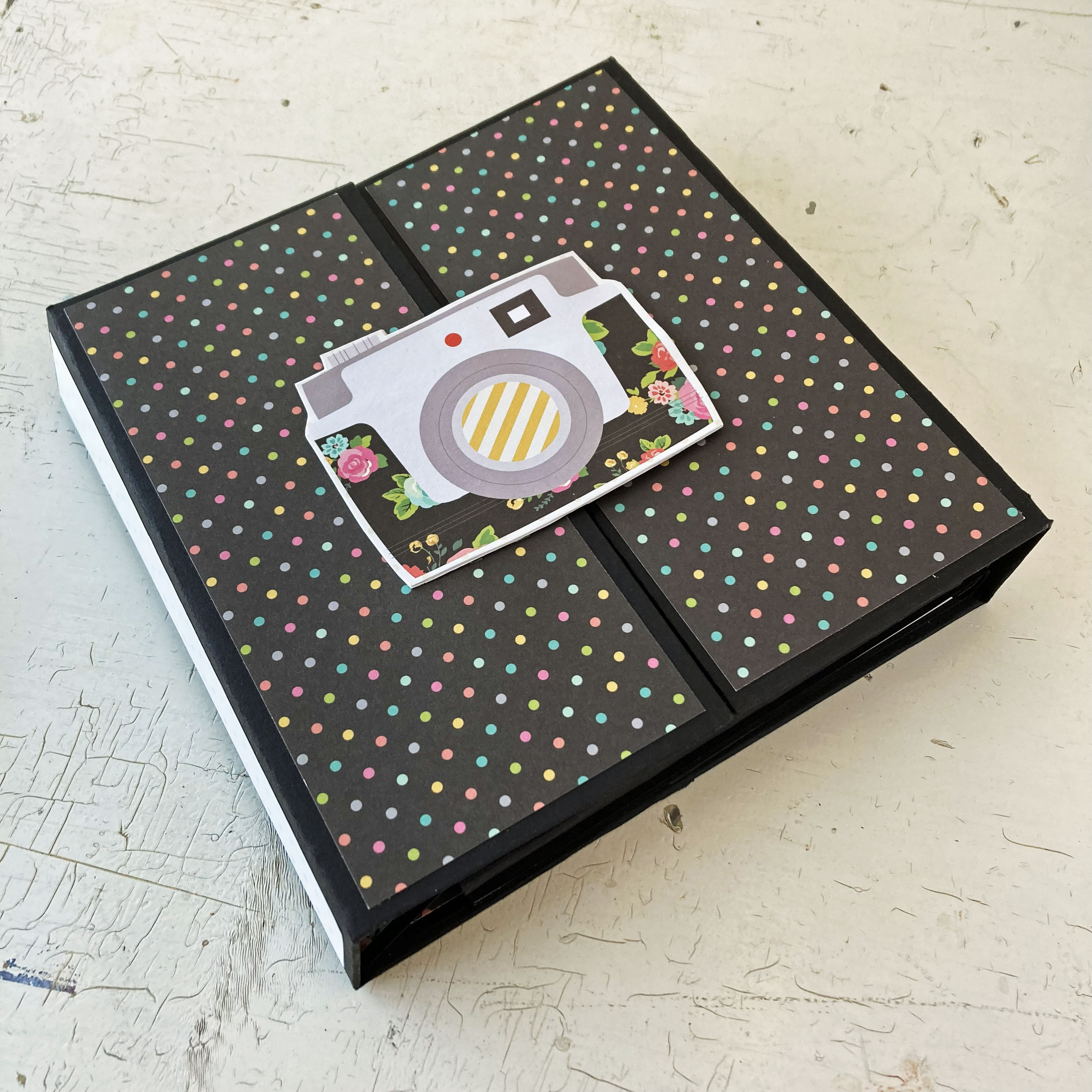Fun Handmade Memory Scrapbook for Photos, Journaling, Memorabilia Storage