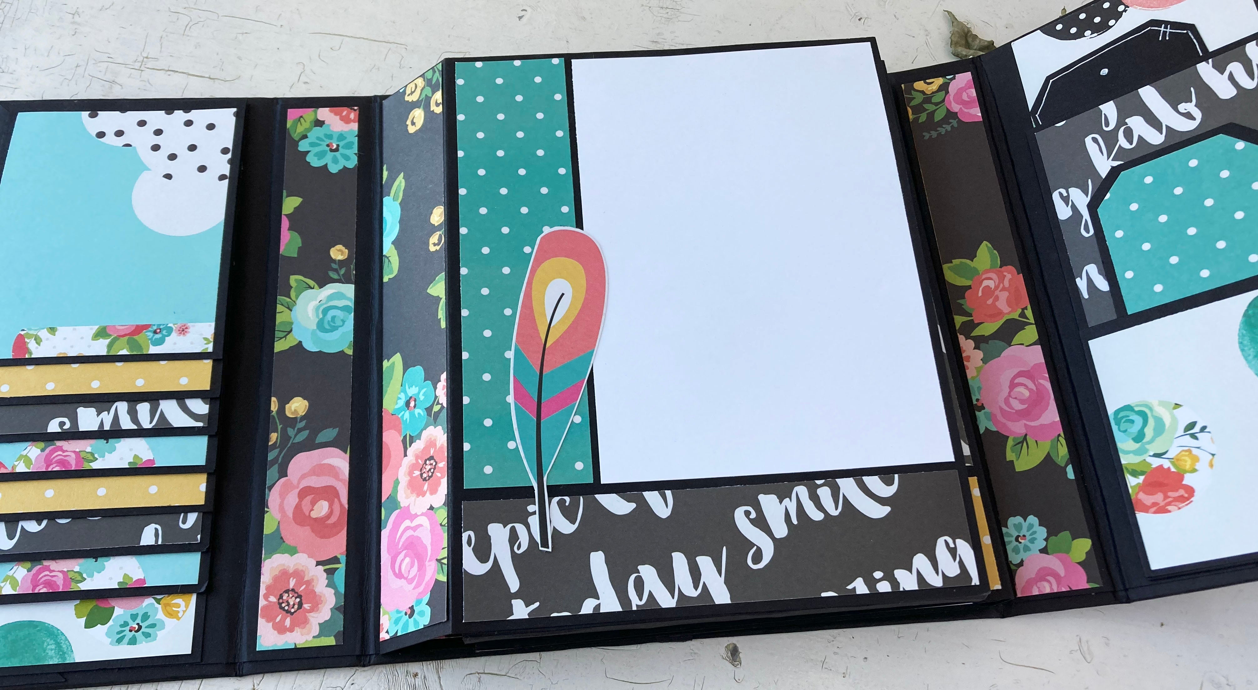 Fun Handmade Memory Scrapbook for Photos, Journaling, Memorabilia Storage