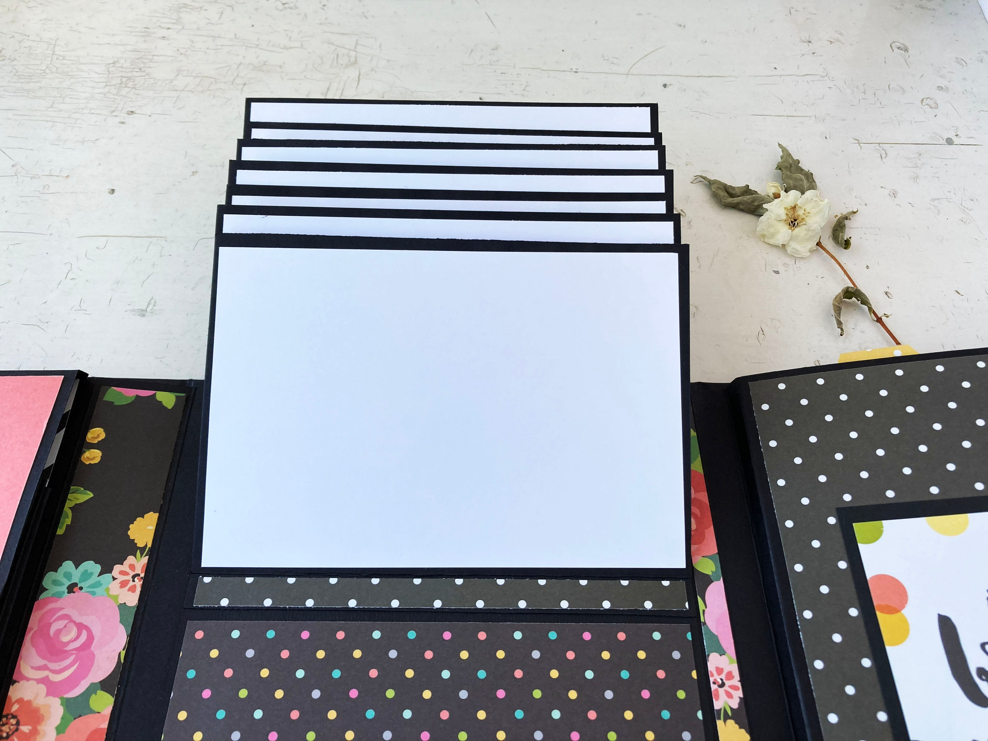 Fun Handmade Memory Scrapbook for Photos, Journaling, Memorabilia Storage