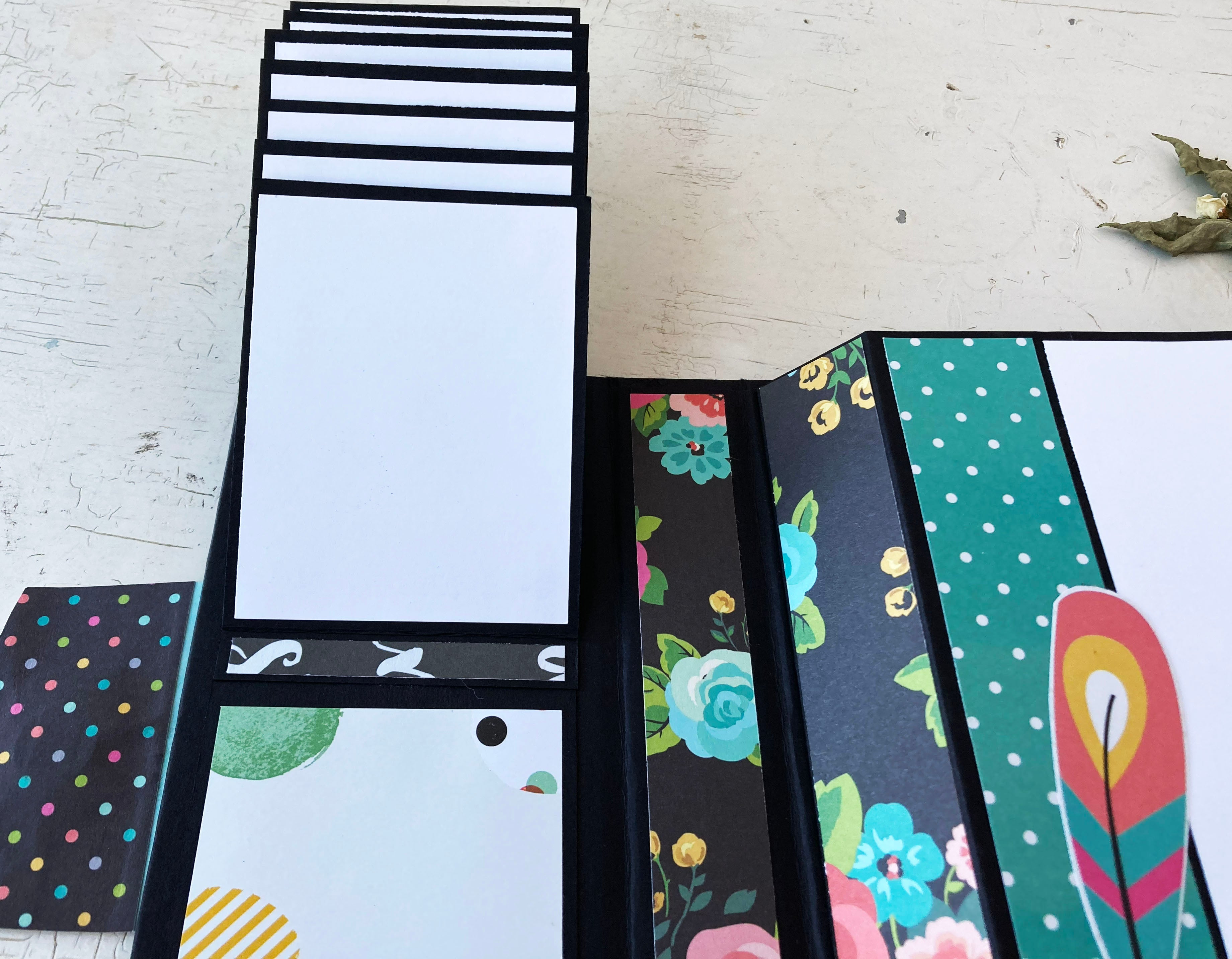 Fun Handmade Memory Scrapbook for Photos, Journaling, Memorabilia Storage