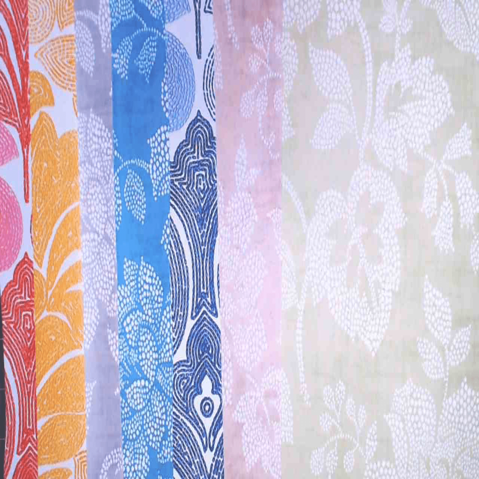 Impressionist Style Unpasted Wallpaper Sample Sheets for Junk Journals, Mixed Media and Collage Art Projects