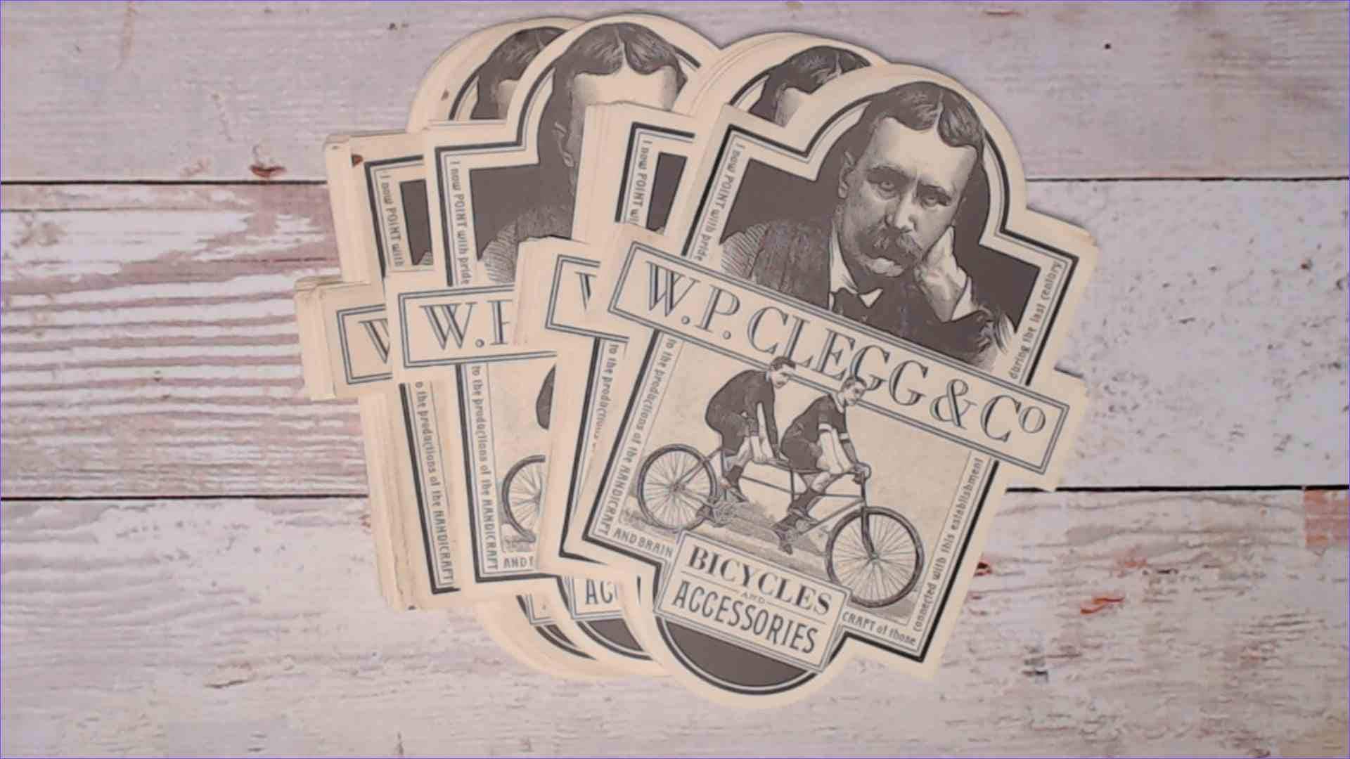 Jar Labels, Haberdashery, Vintage Seamstress & Bicycles, Reprints - set of 12
