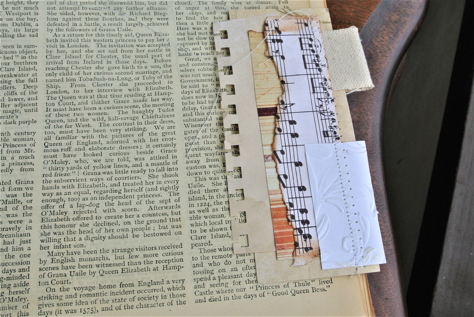 Junk Journal Clusters, Belly Bands - set of 10