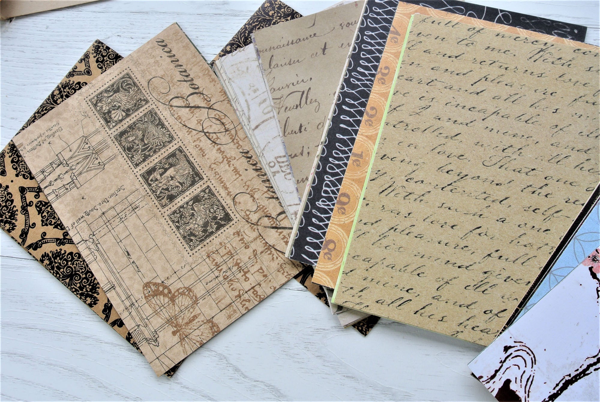 Little Bliss Pocket-Sized Paper Pack for on-the-go Crafting or as Happy Mail Gift