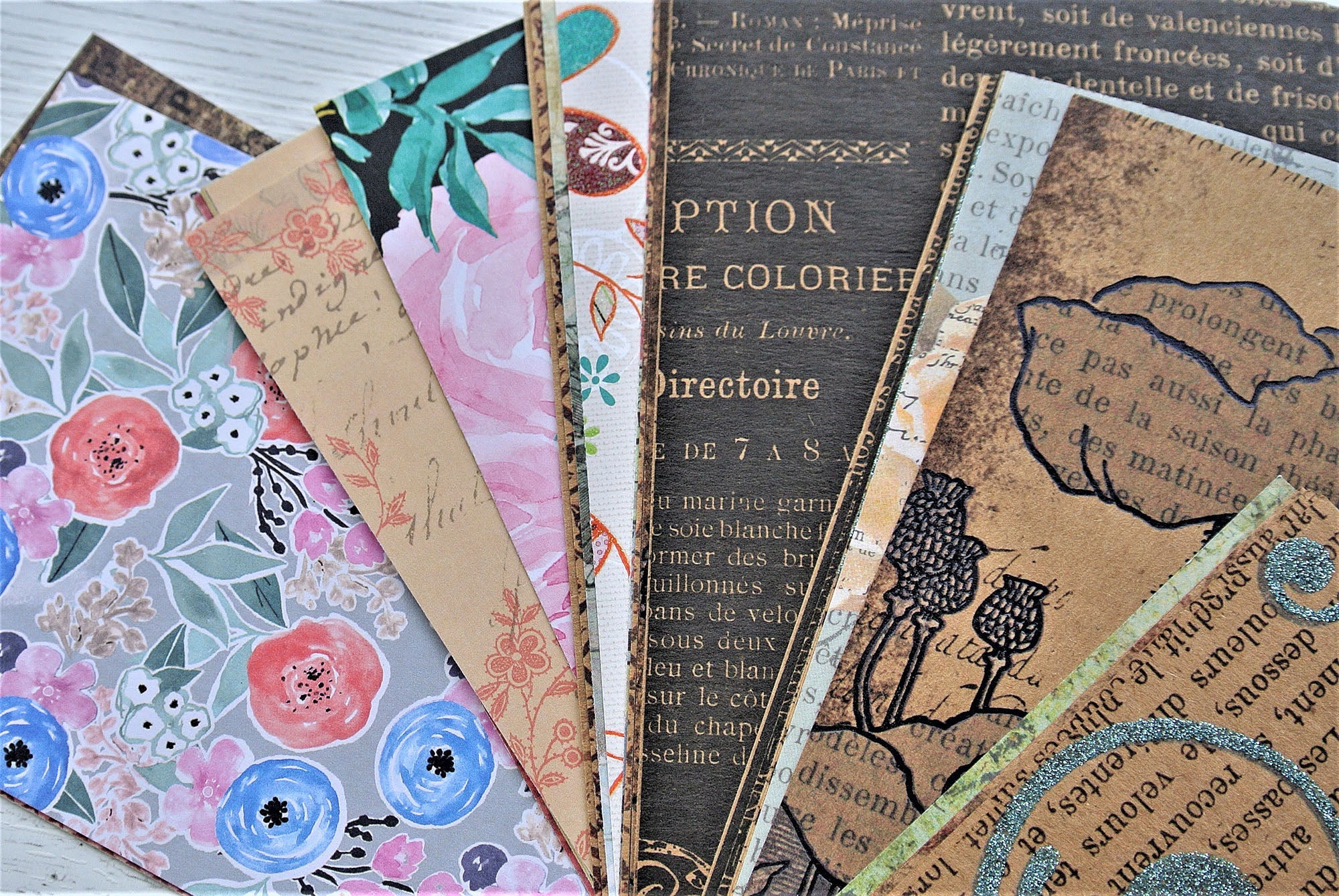 Little Bliss Pocket-Sized Paper Pack for on-the-go Crafting or as Happy Mail Gift