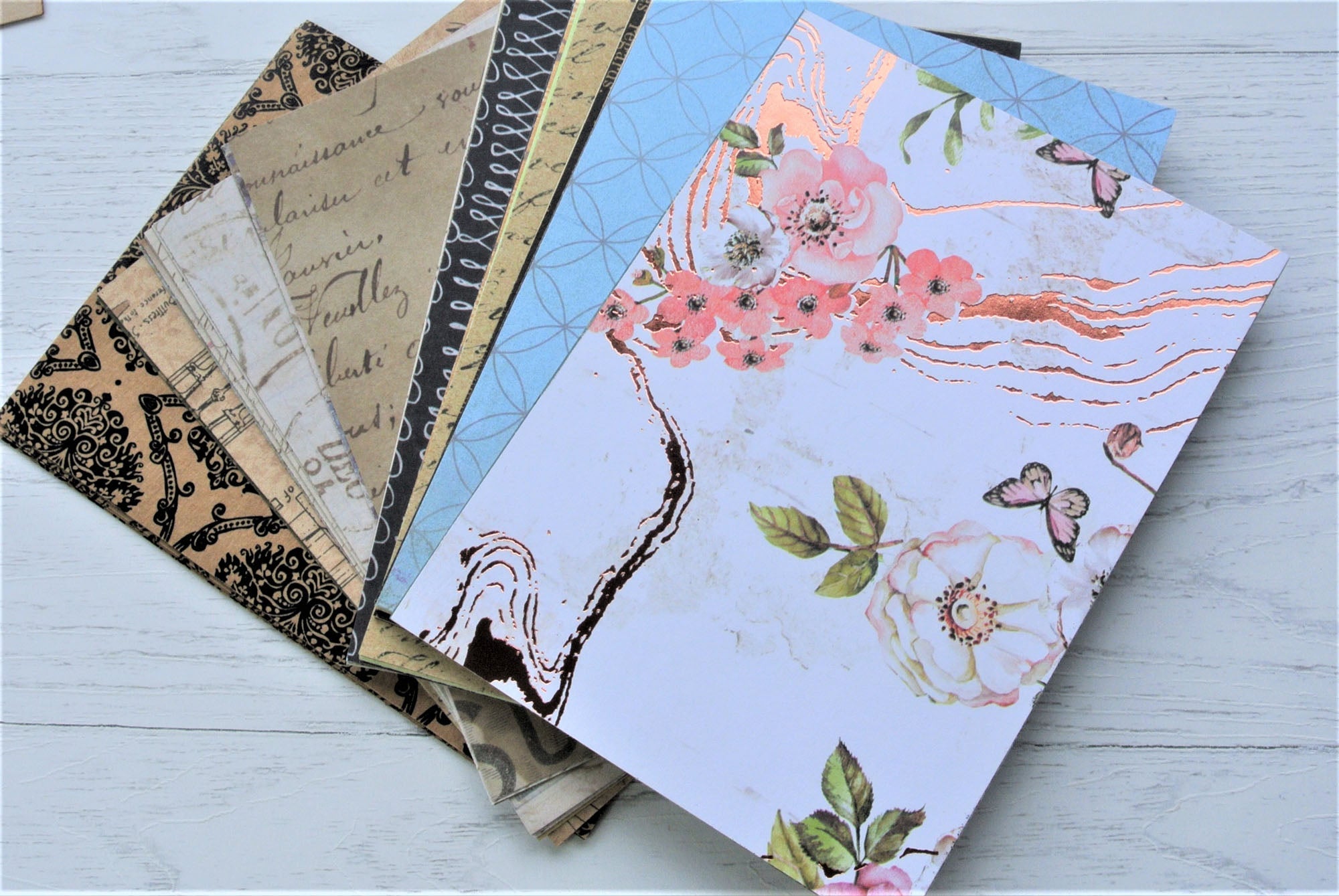 Little Bliss Pocket-Sized Paper Pack for on-the-go Crafting or as Happy Mail Gift