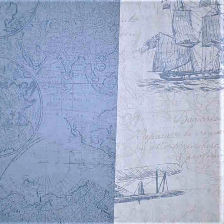 Masculine Vintage Unpasted Wallpaper Sheets for Crafting, Junk Journals, and other Paper Art Projects