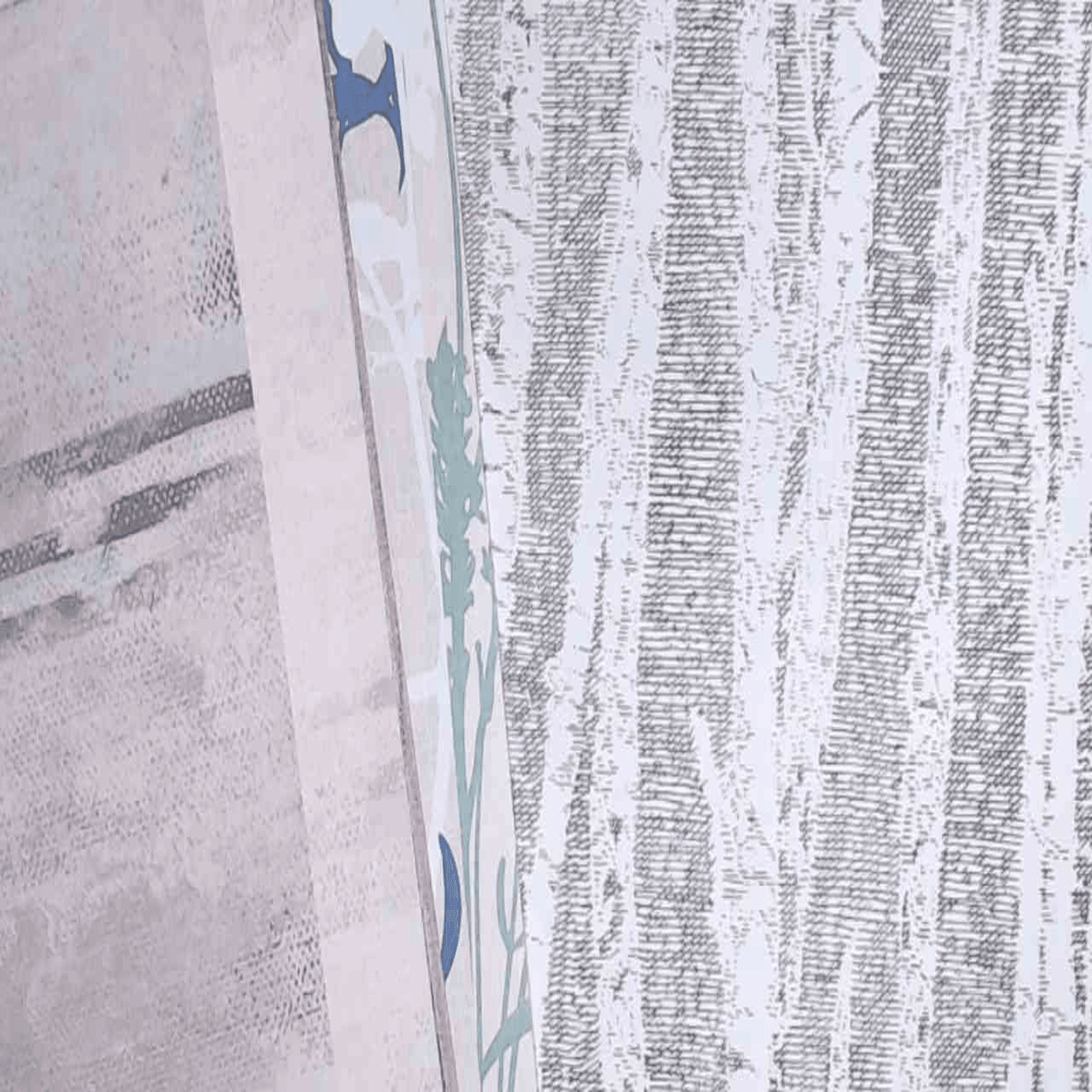 Nature Themed Unpasted Wallpaper Sample Sheets for Crafting, Junk Journals, Mixed Media and Collage Art Projects