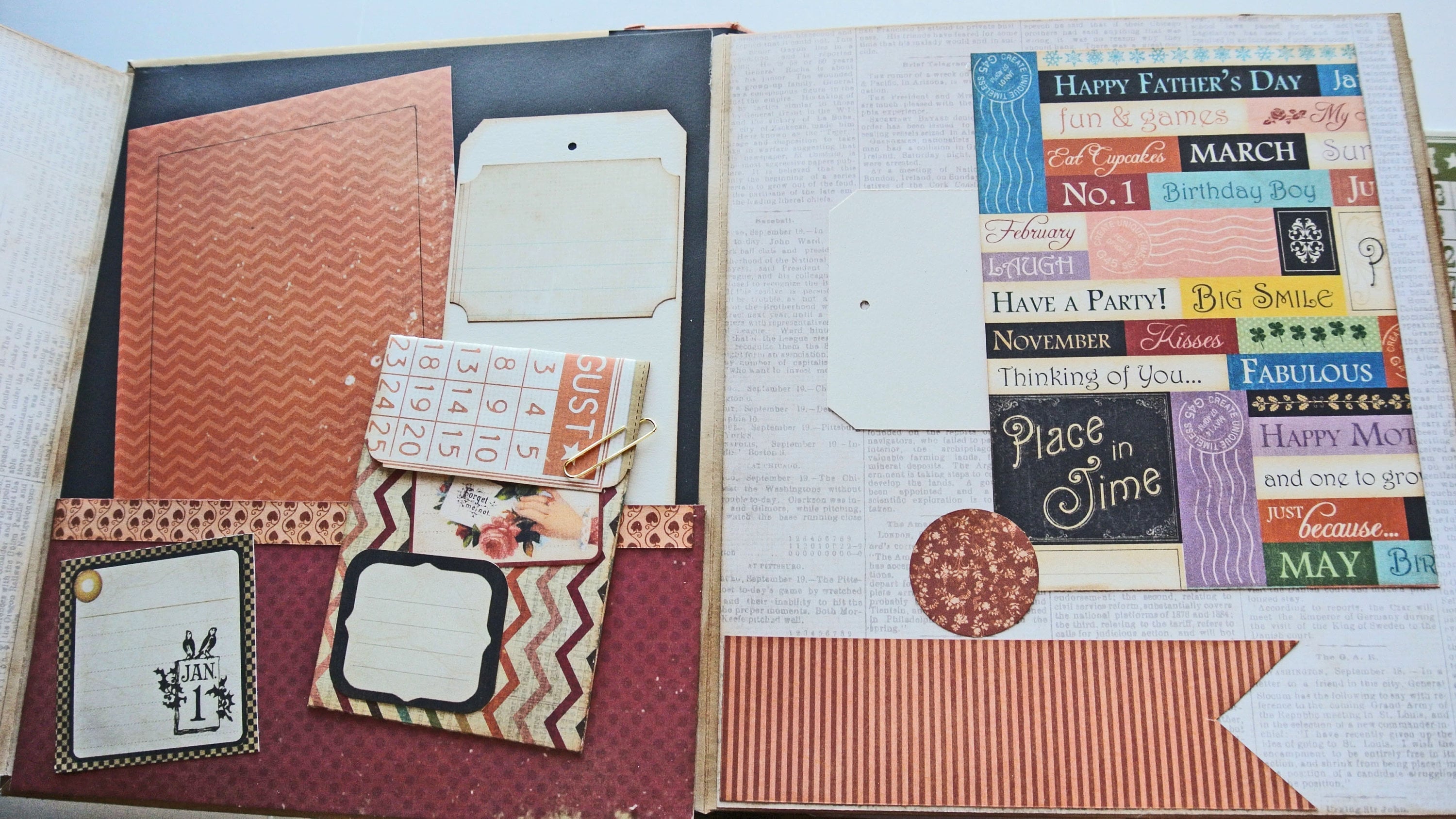 Scrapbook Album, Handmade - Large Album with Storage Case, You Choose the Theme and I'll decorate it for you