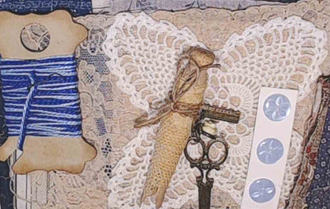 Indigo Blue Quilt Blocks and Trim, Antique Fabric and Lace Assortment, 1800s to 1920, Vintage Textiles  | for Junk Journals or slow stitch