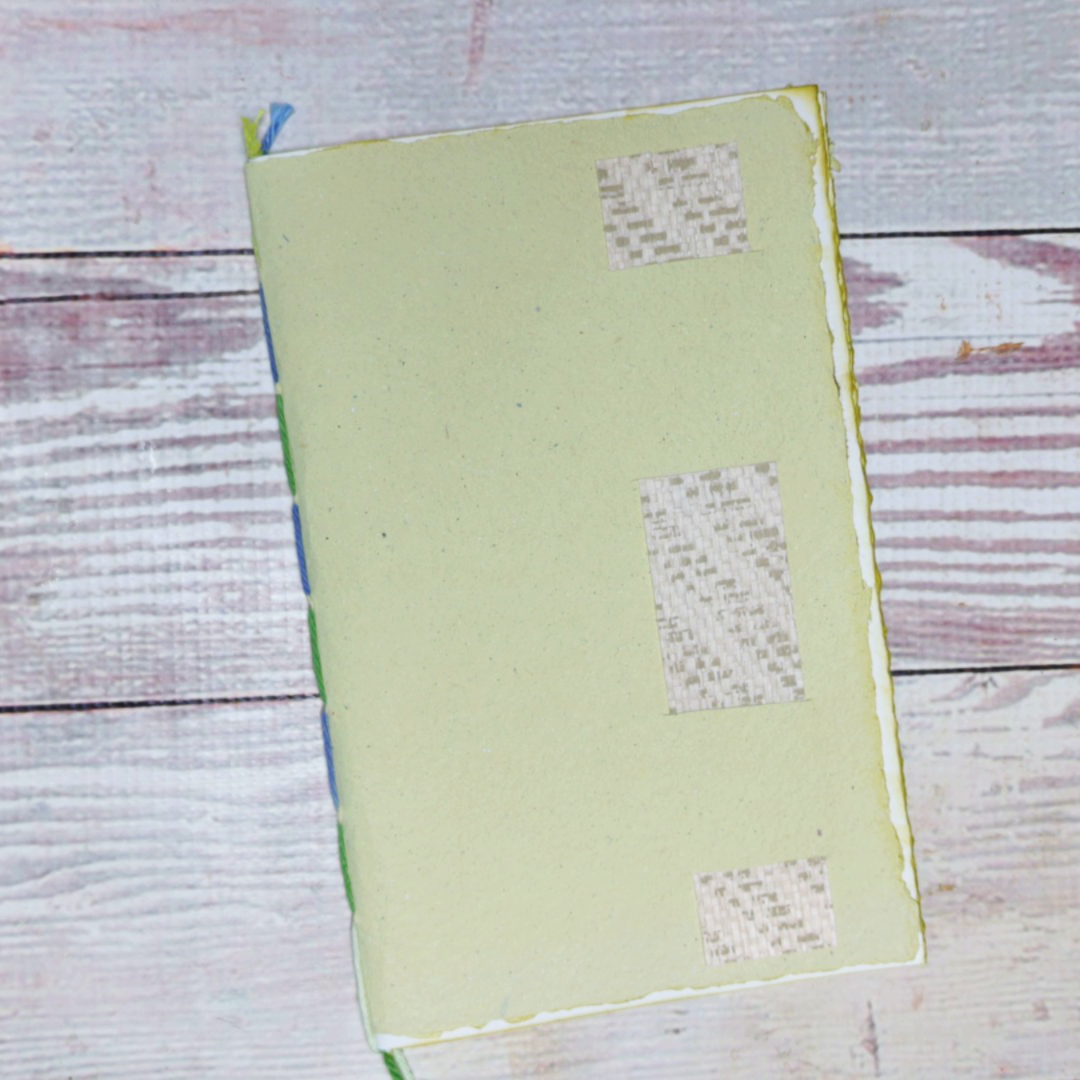 Handmade Paper Journal | Lay-Flat Sketchbook | Eco-Friendly, Artisan Notebook Notebook, Handmade Paper Cover