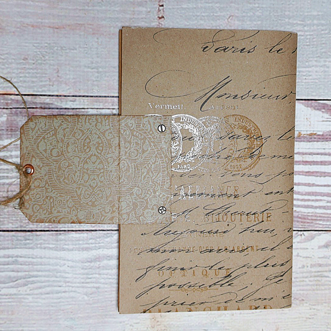 Junk Journal Folio + 50 Vintage Ad Reproductions | Ephemera Organizer | Happy Mail Folder | Vintage Style Paper Storage | for Happy Mail