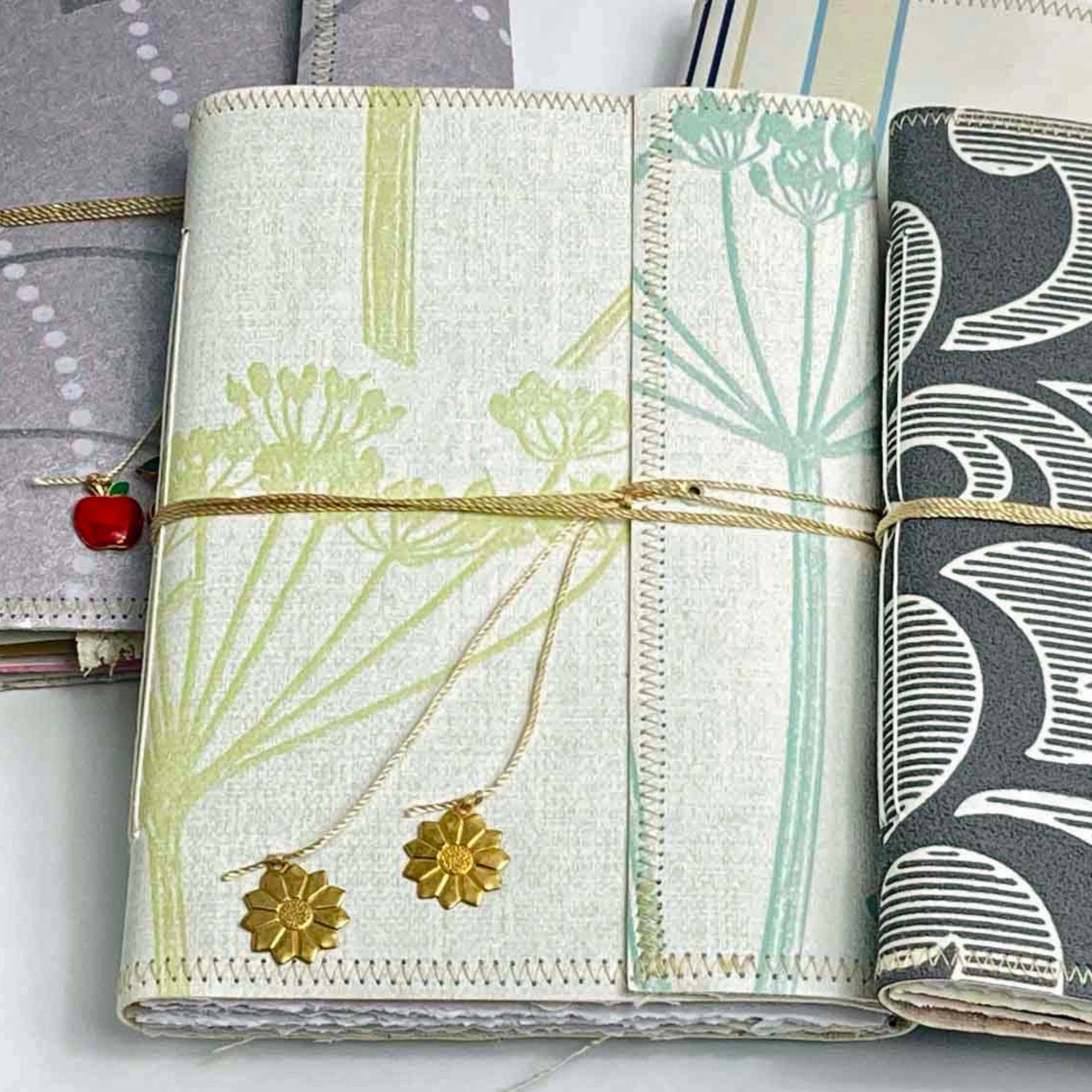 Soft Cover Handmade Junk Journal, Wallet Style, Fits in your Purse