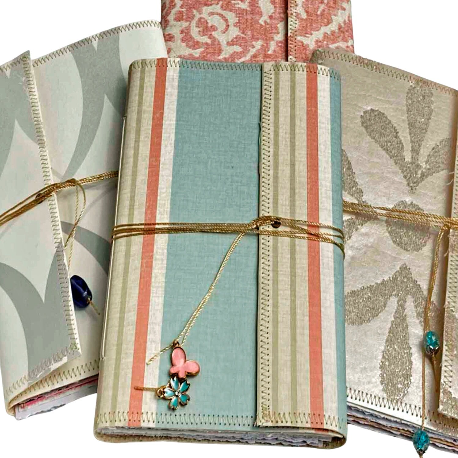 Soft Cover Handmade Junk Journal, Wallet Style, Fits in your Purse