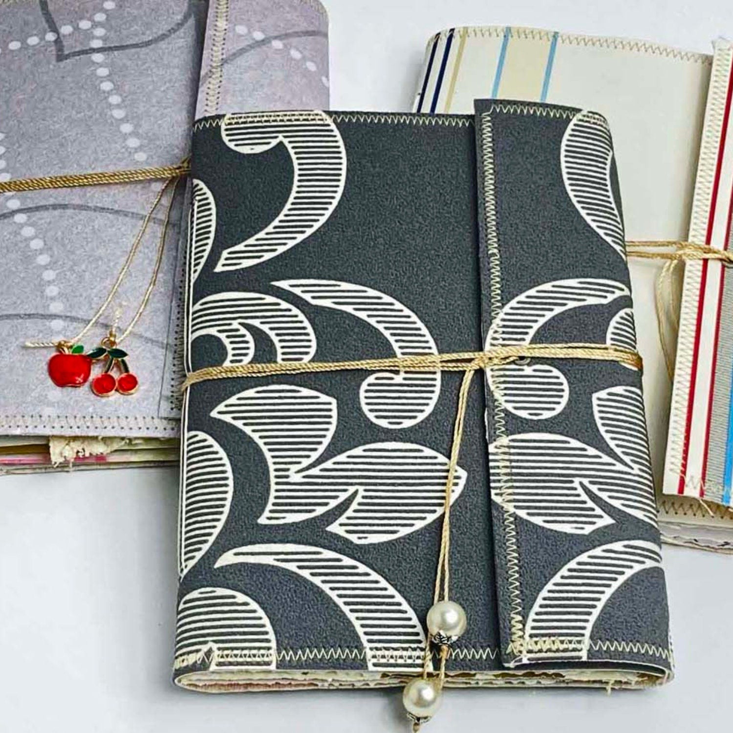 Soft Cover Handmade Junk Journal, Wallet Style, Fits in your Purse