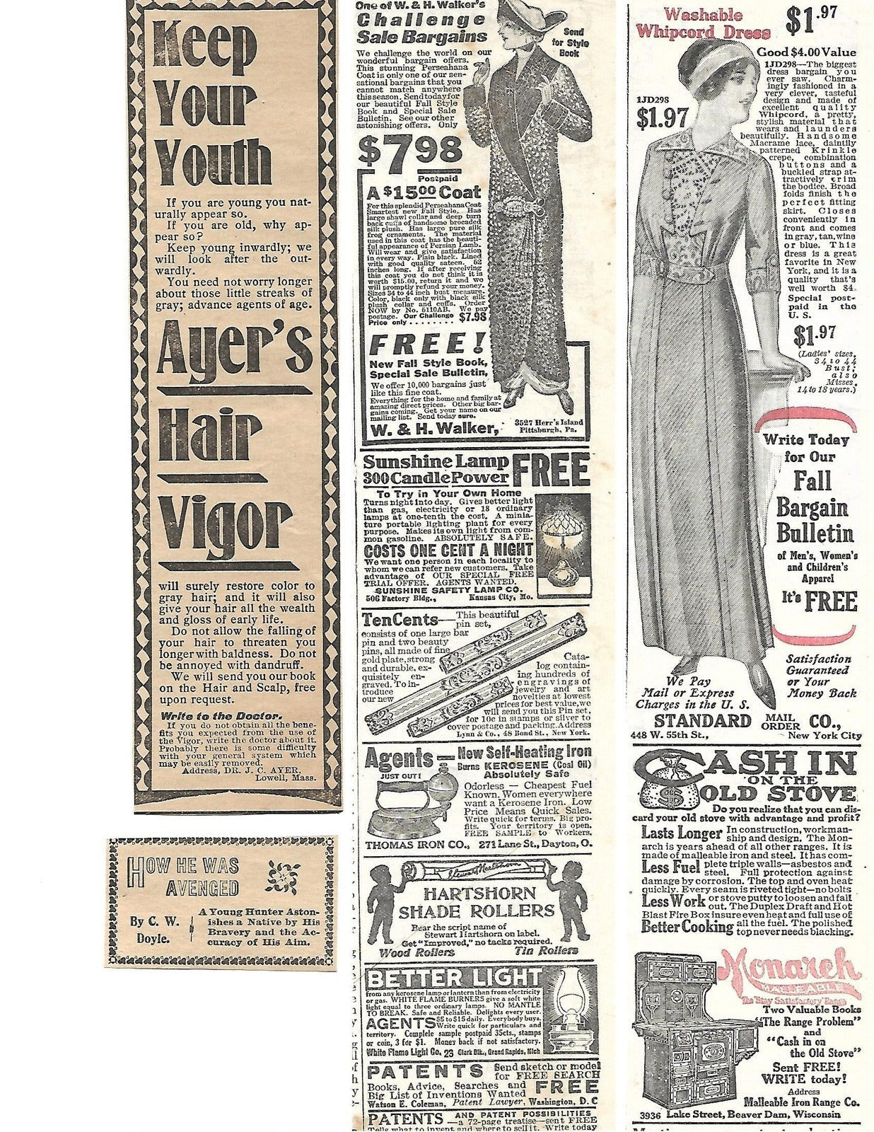 Vintage Advertising, Printed and Mailed To You, Junk Journal Ephemera, Collage Kit - 85+ images