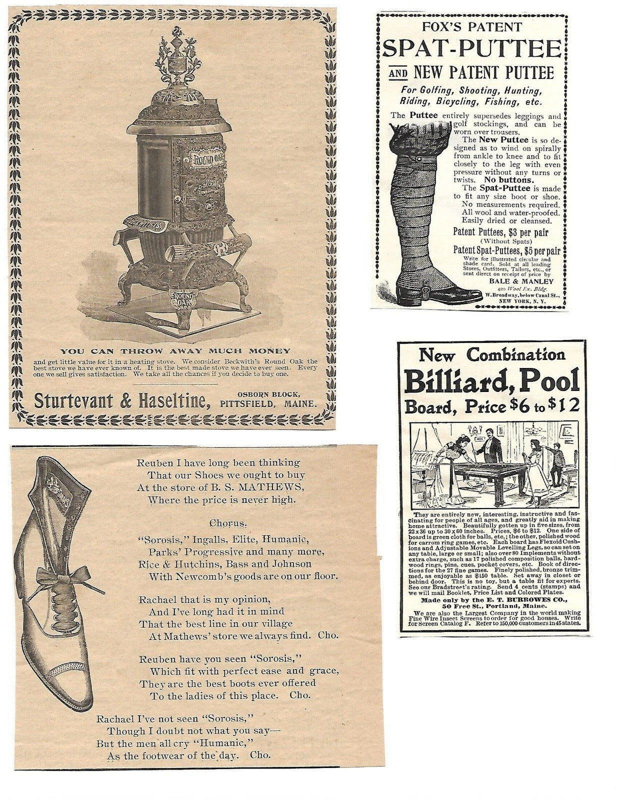 Vintage Advertising, Printed and Mailed To You, Junk Journal Ephemera, Collage Kit - 85+ images