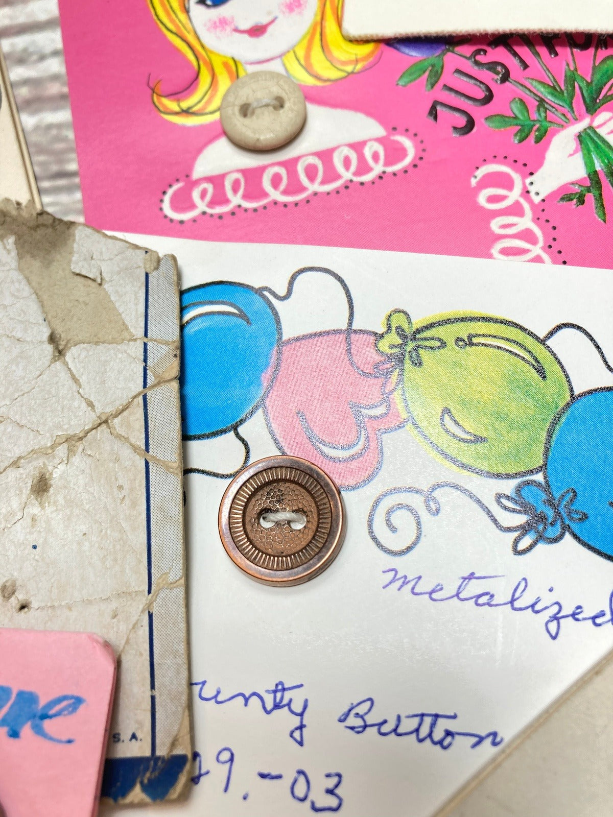 Vintage Button Collection, Variety Pack