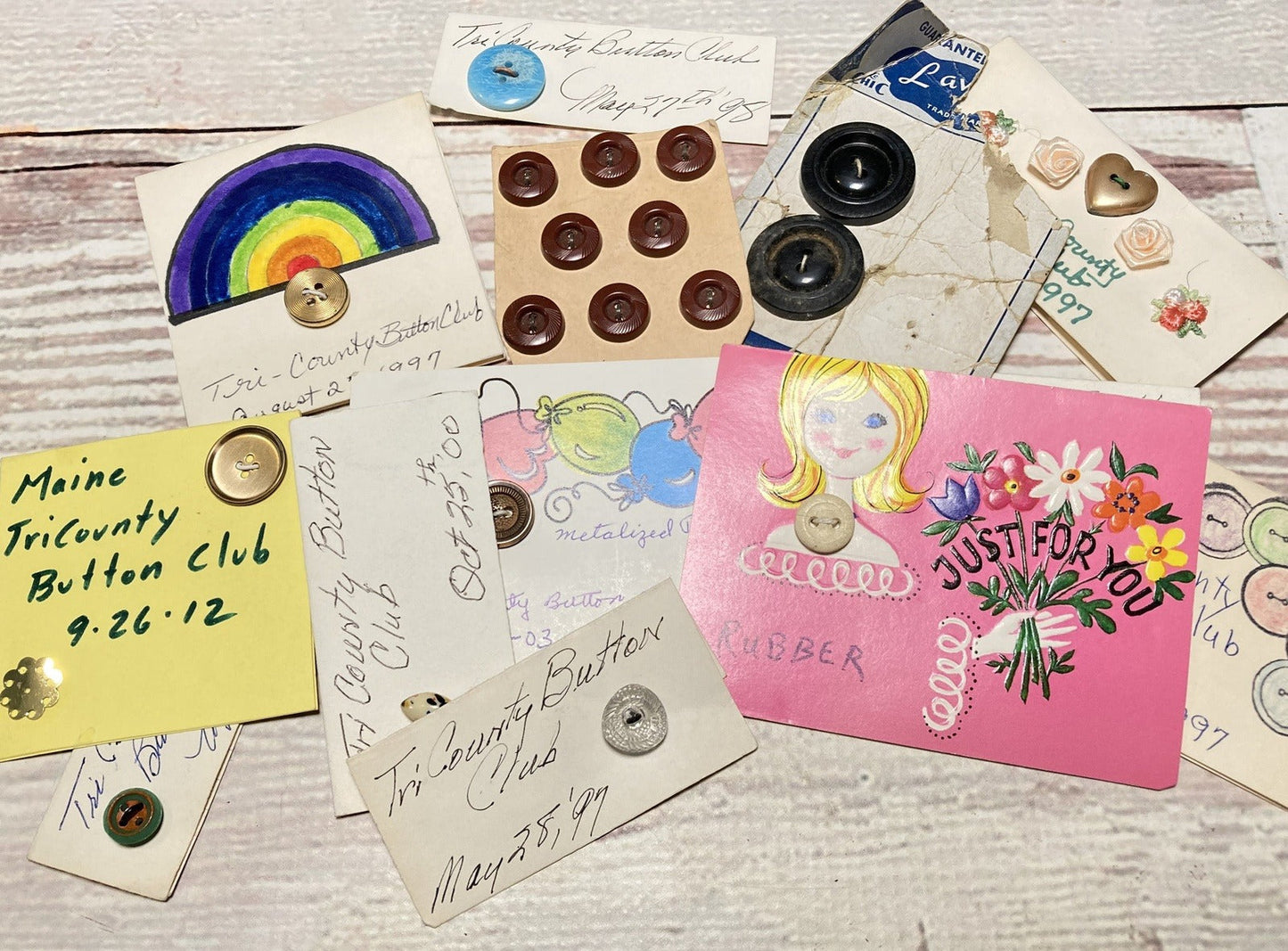 Vintage Button Collection, Variety Pack
