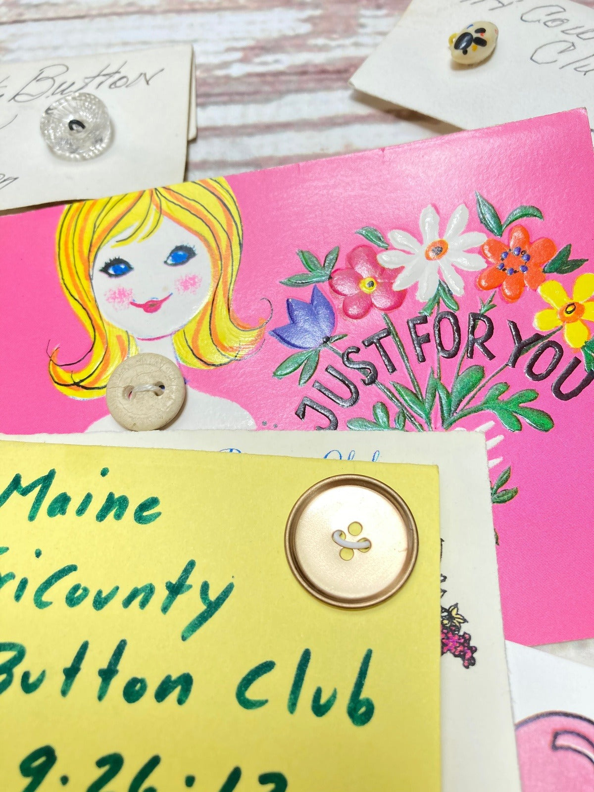 Vintage Button Collection, Variety Pack