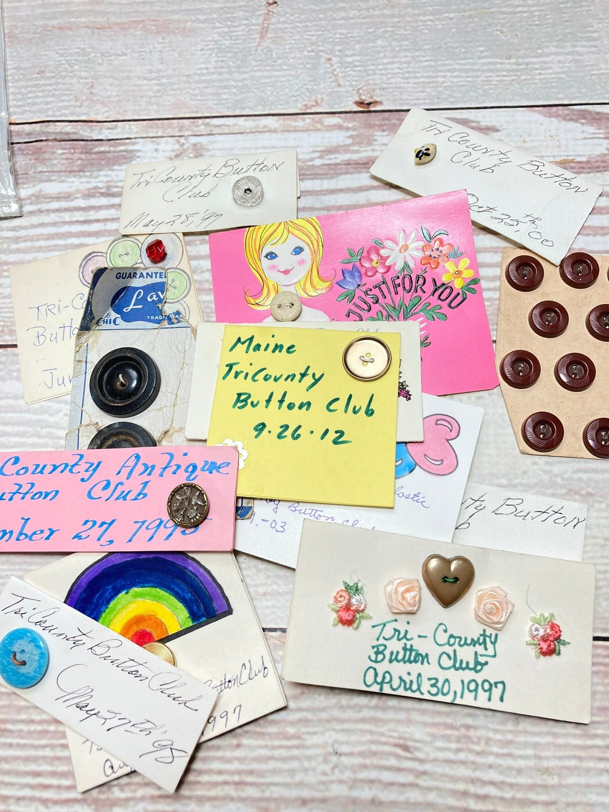 Vintage Button Collection, Variety Pack