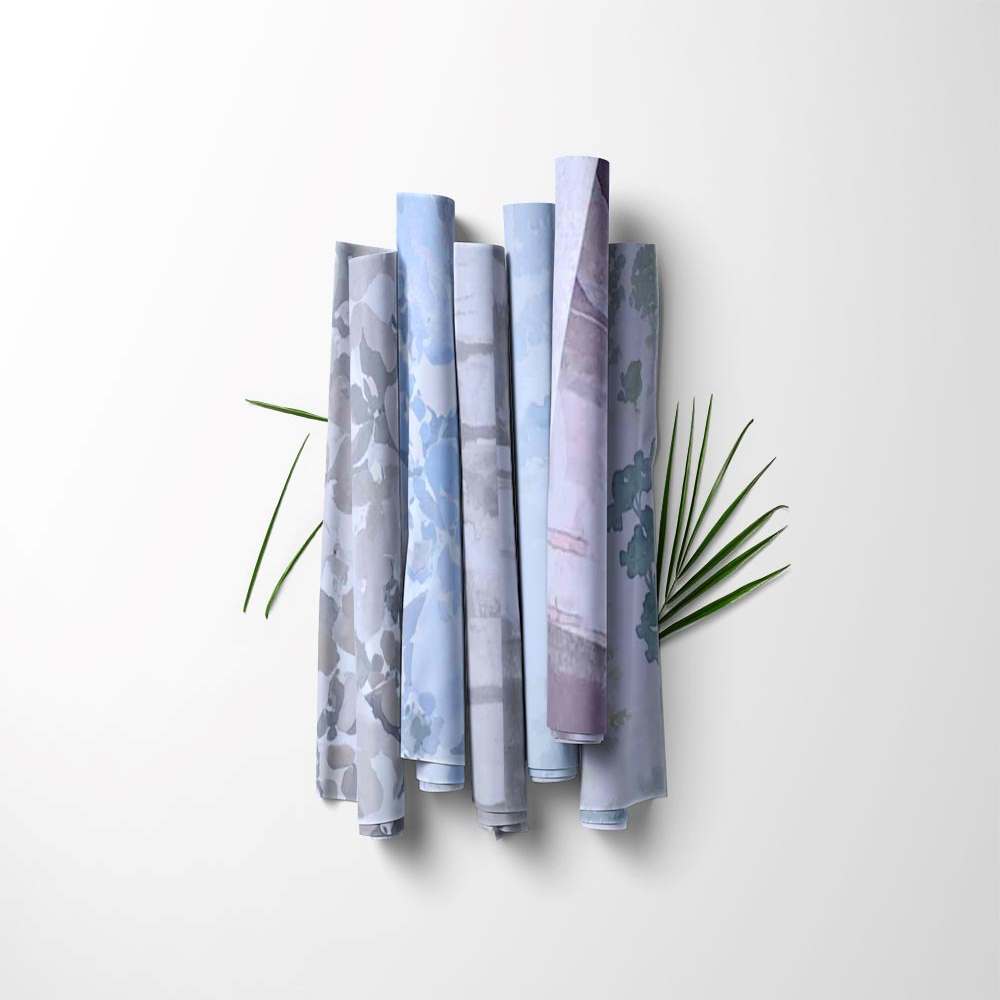 Fresh Watercolors Unpasted Wallpaper Sample Sheets for Crafts, Junk Journals, Mixed Media and Collage Art Projects