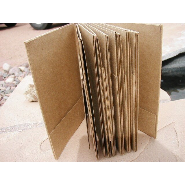 Blank Handmade Mini Album, DIY Scrapbook, Photo Album, Craft Kit, Denim Fabric on Spine - You Decorate it