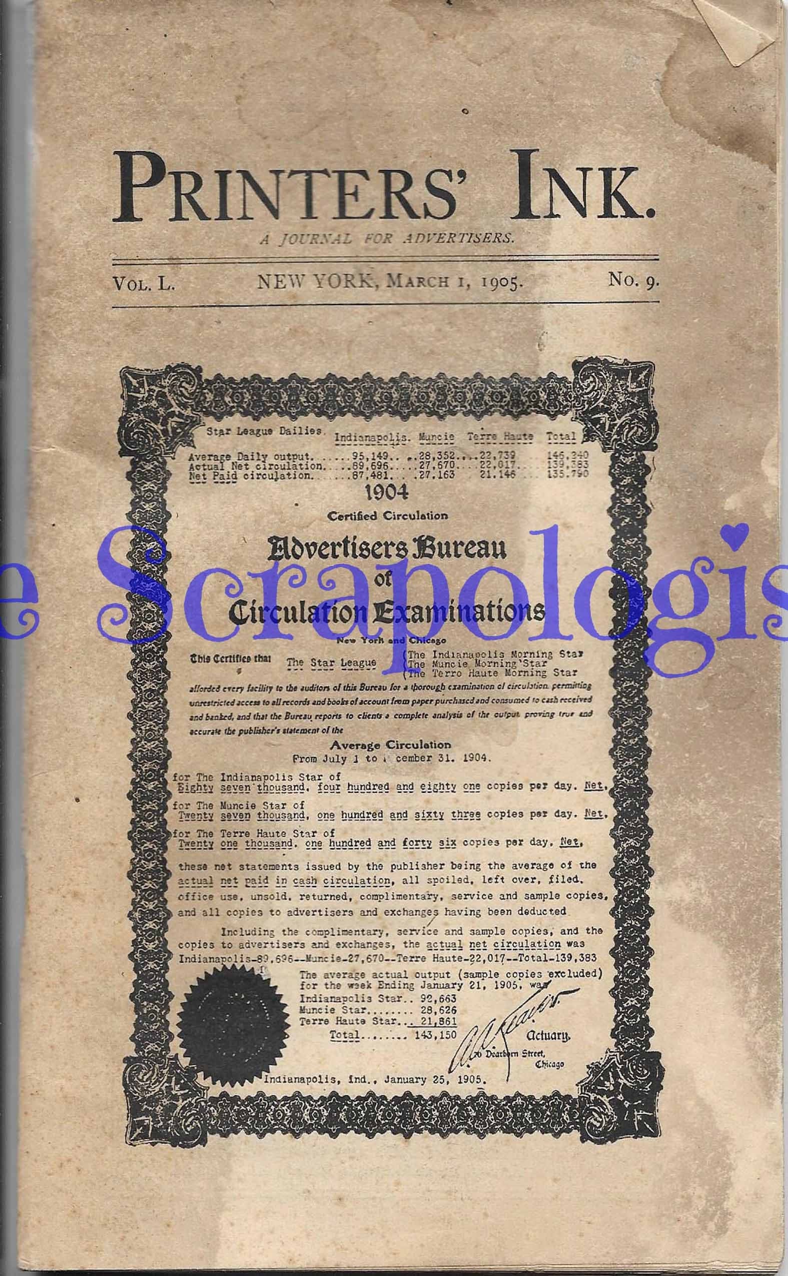 Vintage Printable Magazine with Ads, for Junk Journal or Collage Papers | Digital Download