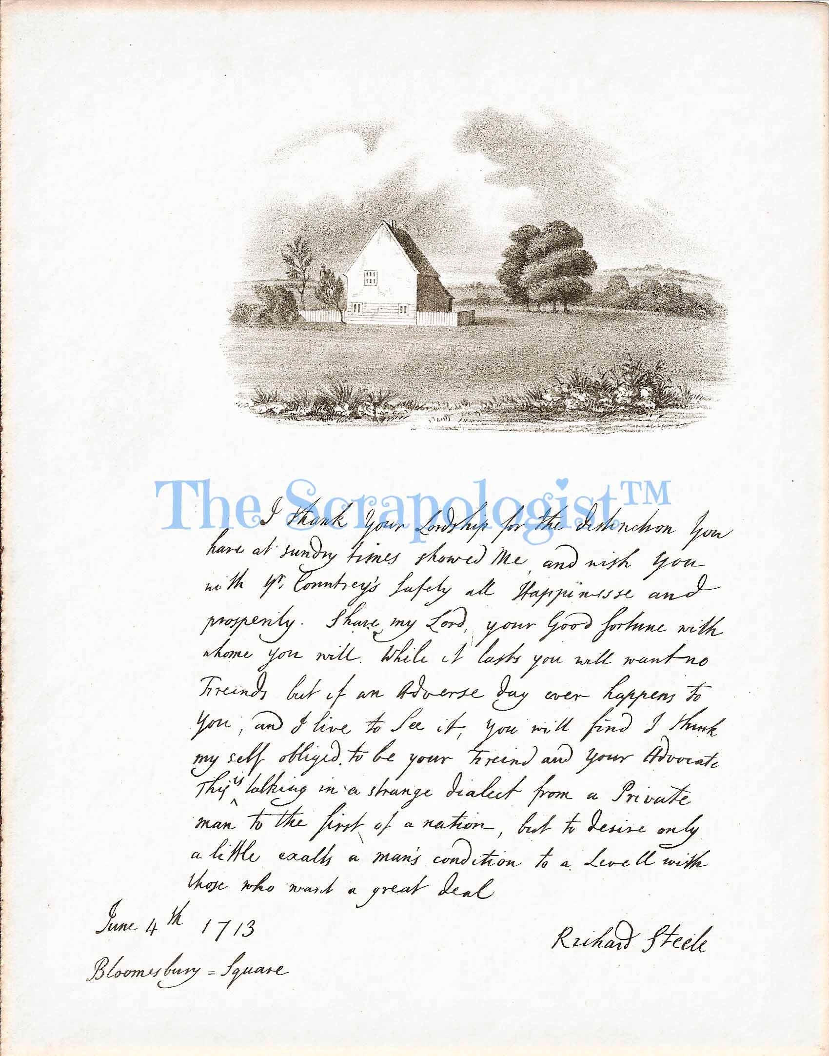 Historic Letters and Documents, Vintage Junk Journal Kit, includes Sideshow Announcement | Digital Download