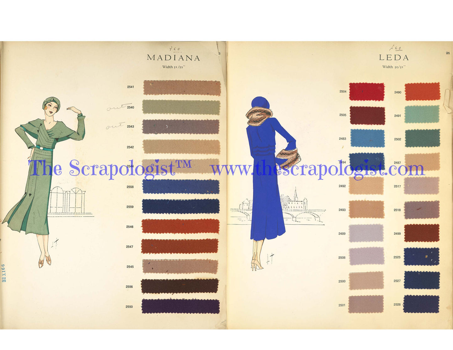 Vintage French Fashions, Textile Fabric Swatches, Printable Junk Journal Ephemera Kit | Digital Download